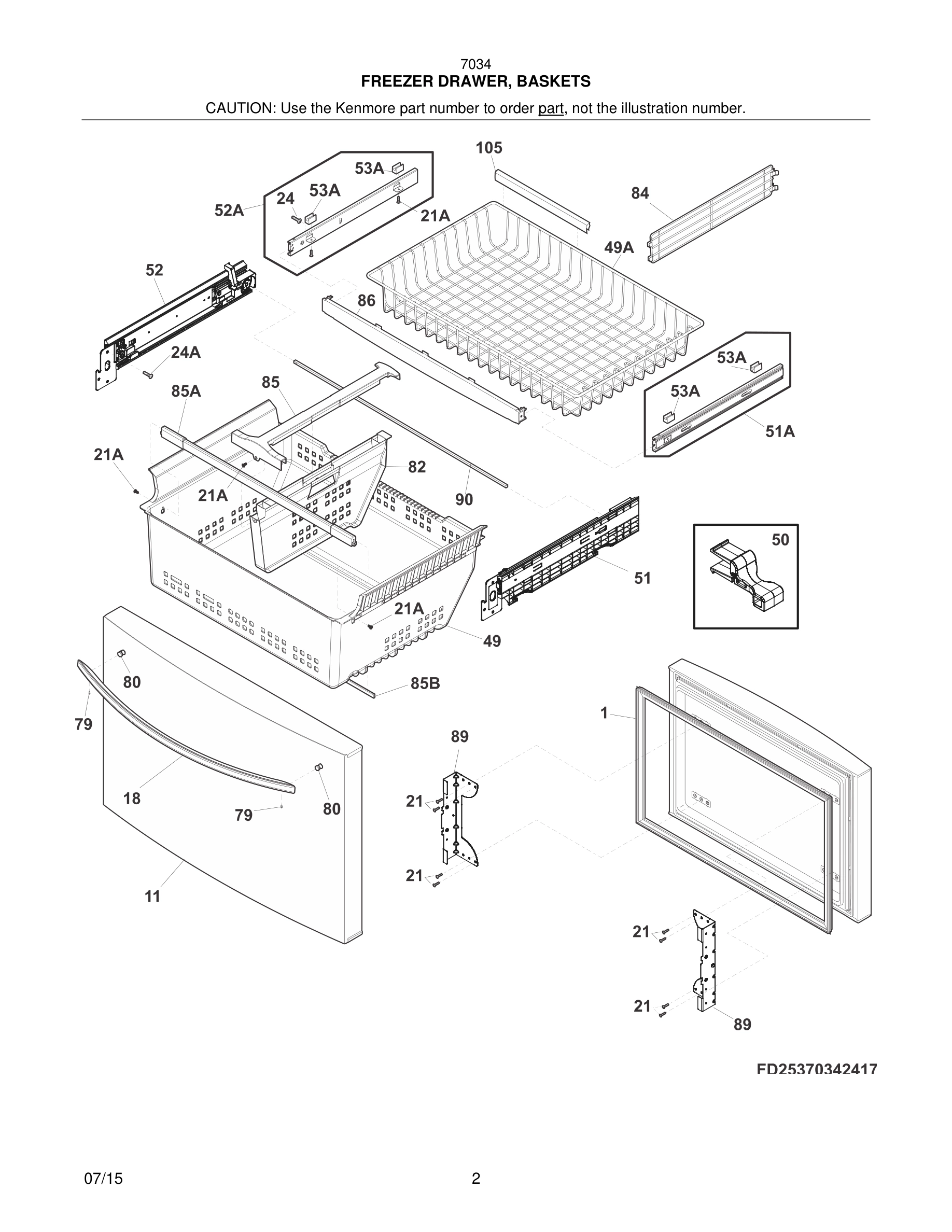 03 - FREEZER DRAWER, BASKETS