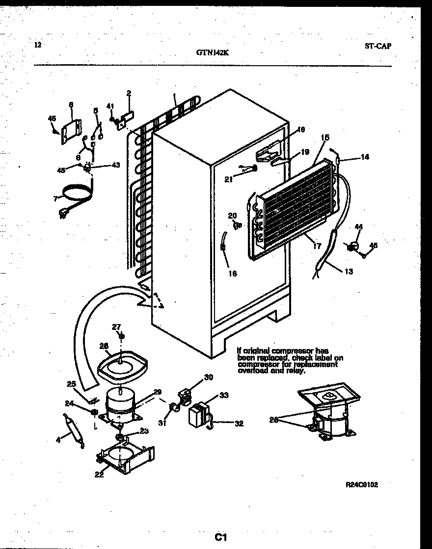 07 - SYSTEM AND AUTOMATIC DEFROST PARTS