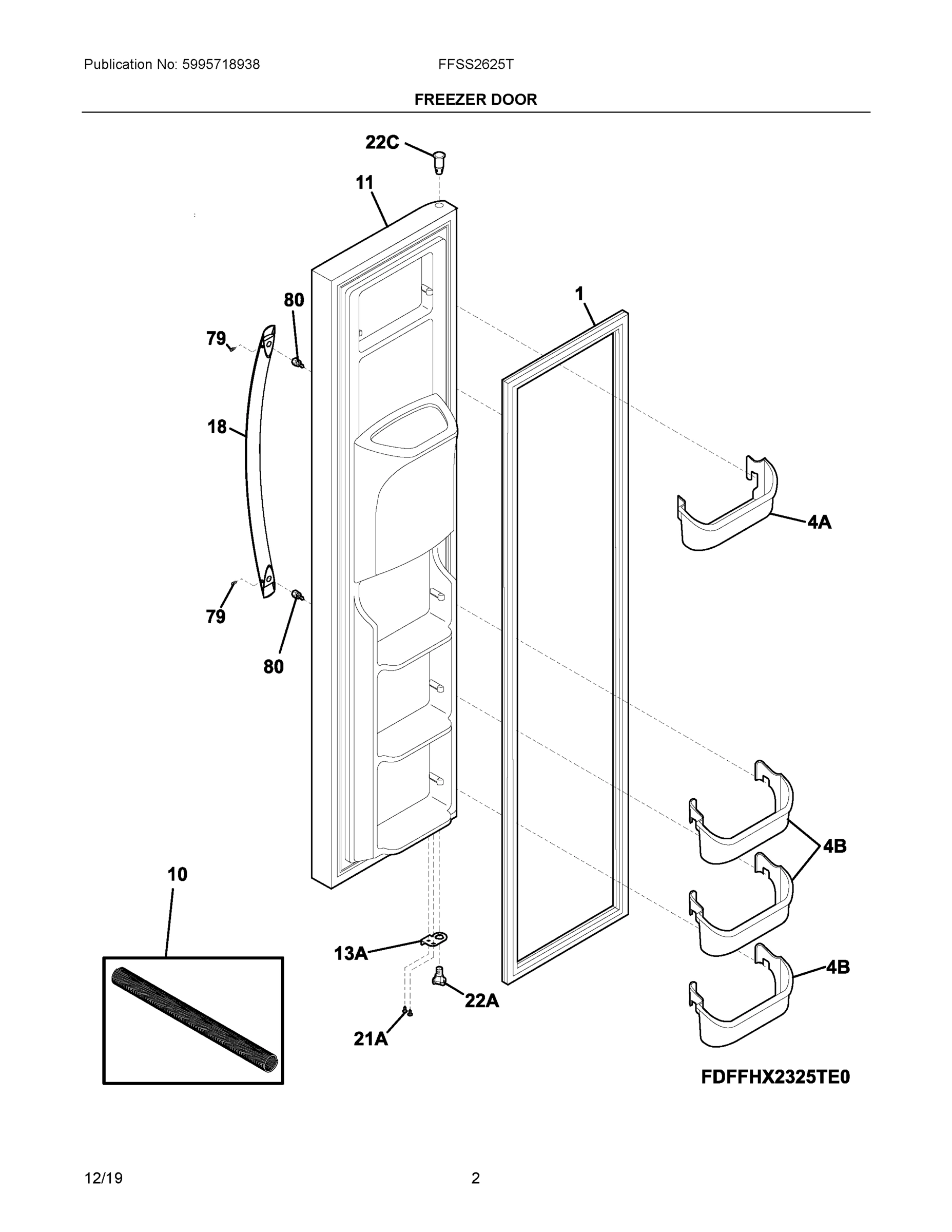 02 - FREEZER DOOR