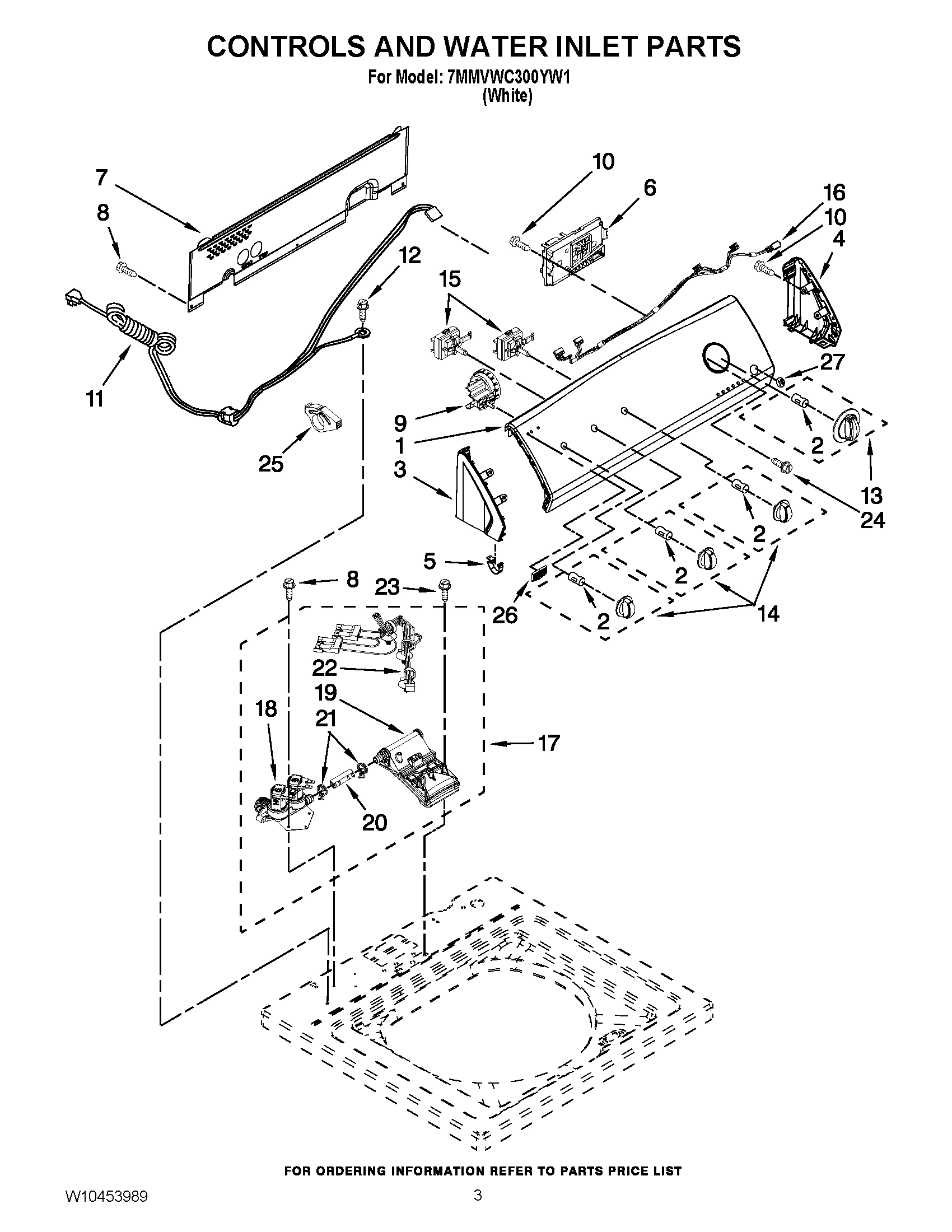 02 - CONTROLS AND WATER INLET PARTS