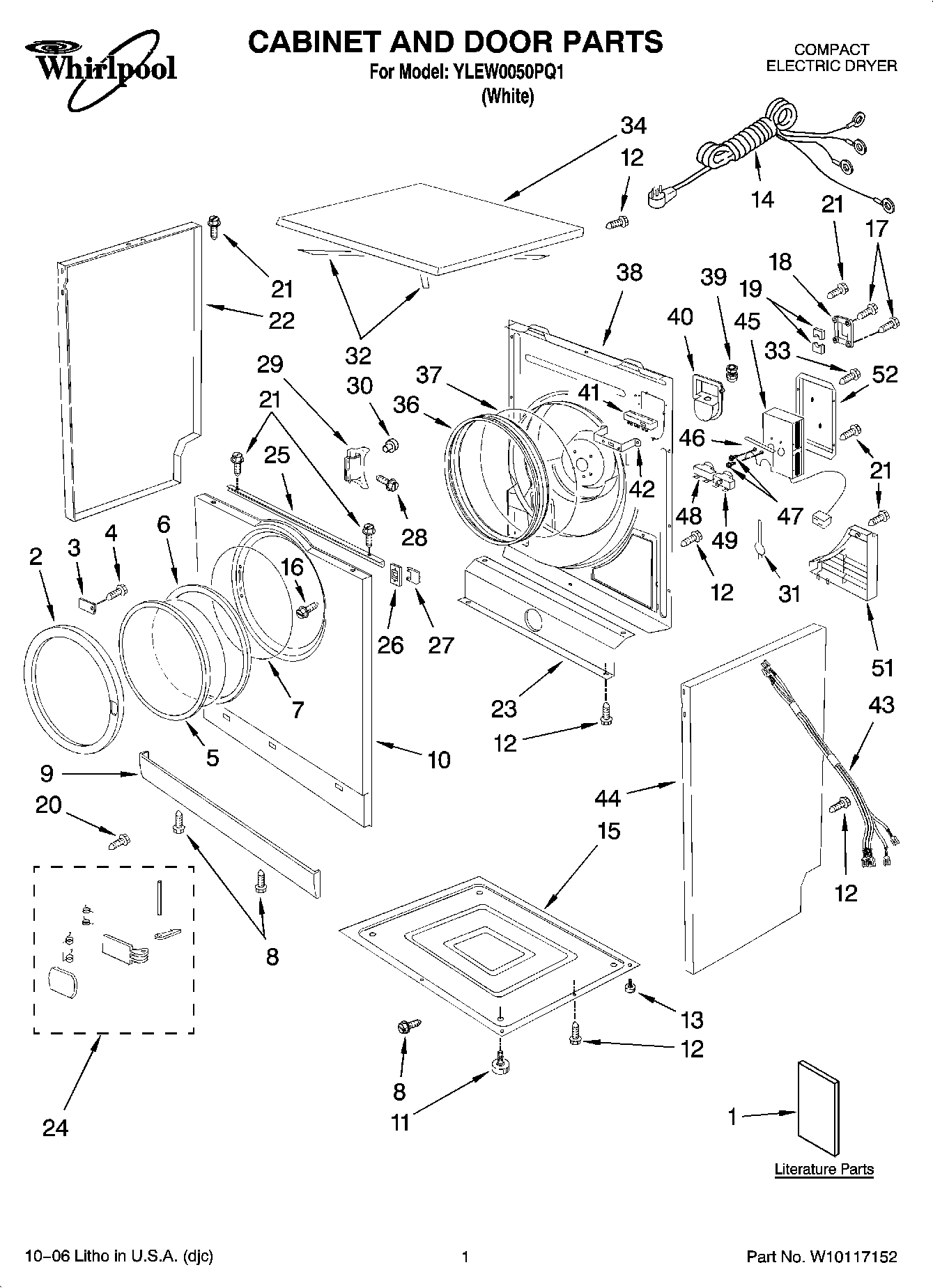01 - CABINET AND DOOR PARTS