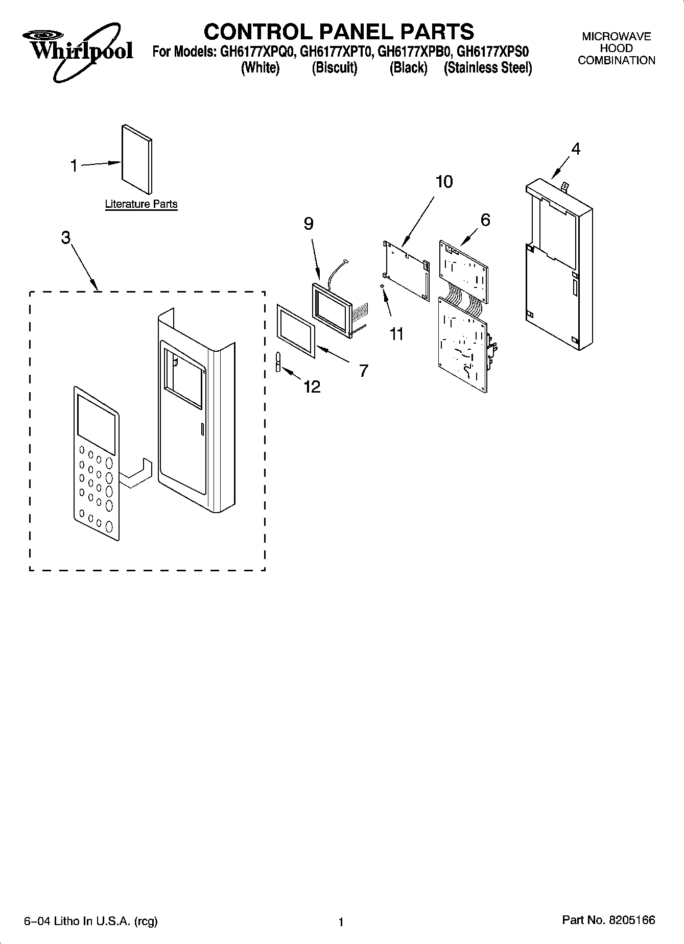 01 - CONTROL PANEL PARTS