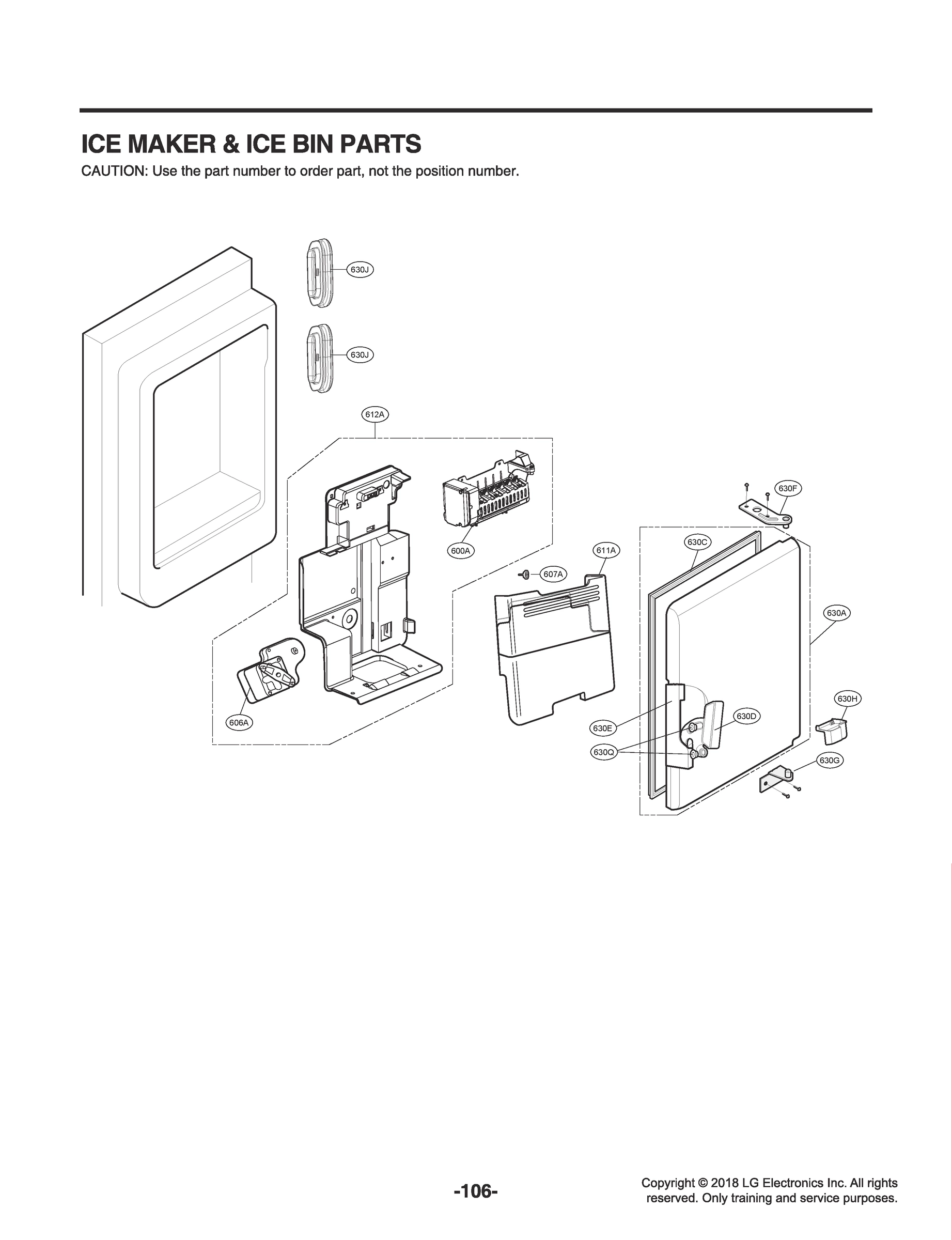 ICEMAKER & ICE BIN PARTS