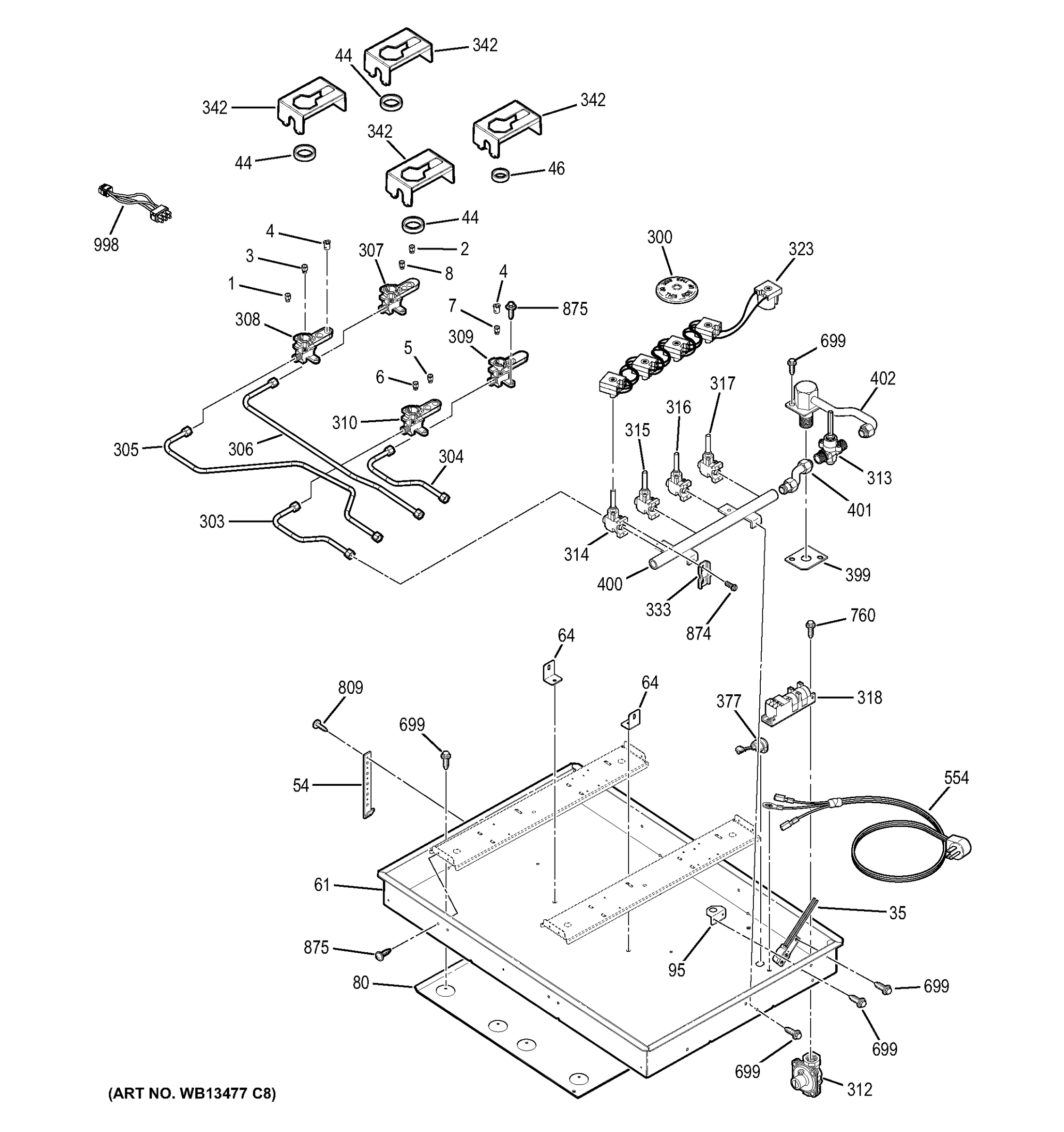 GAS & BURNER PARTS
