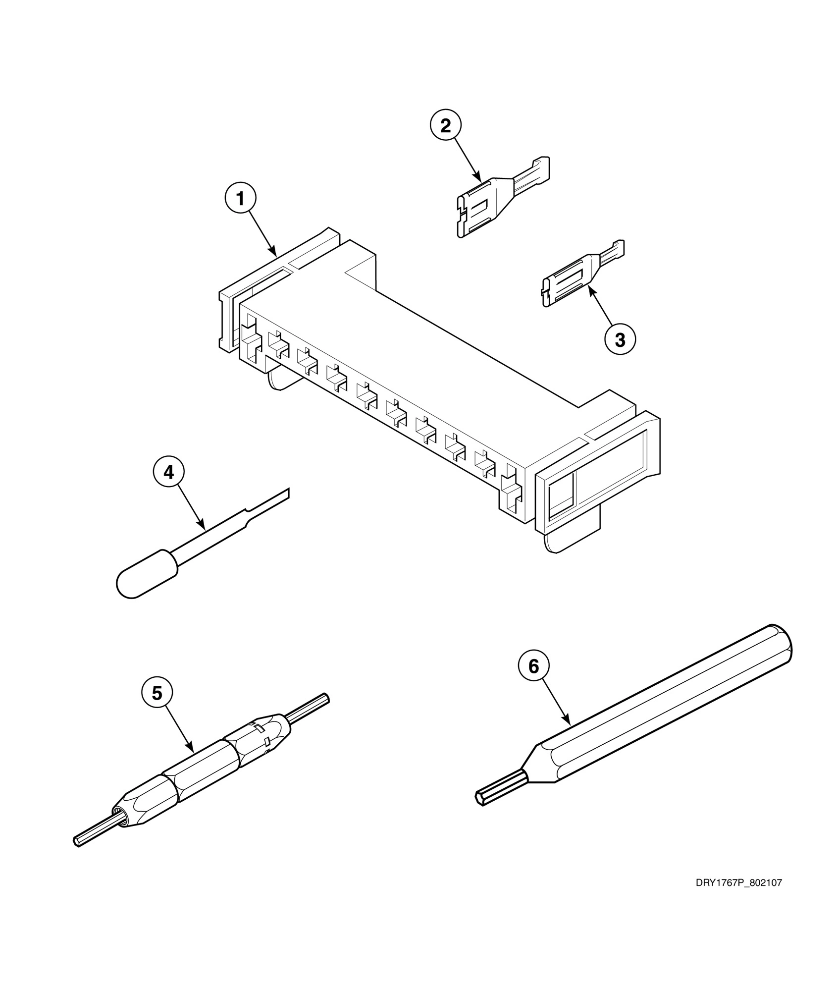 Dryer Motor Connection Block, Terminal Extractor Tools