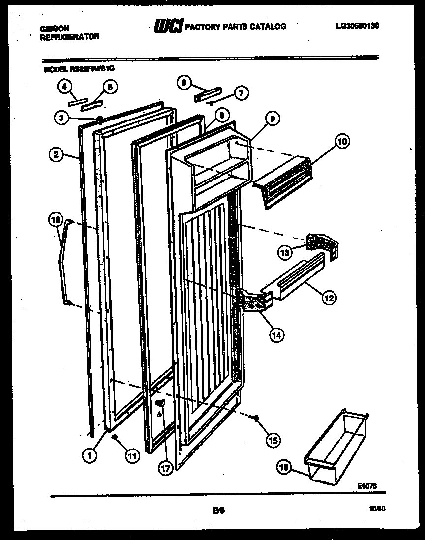 03 - REFRIGERATOR DOOR PARTS