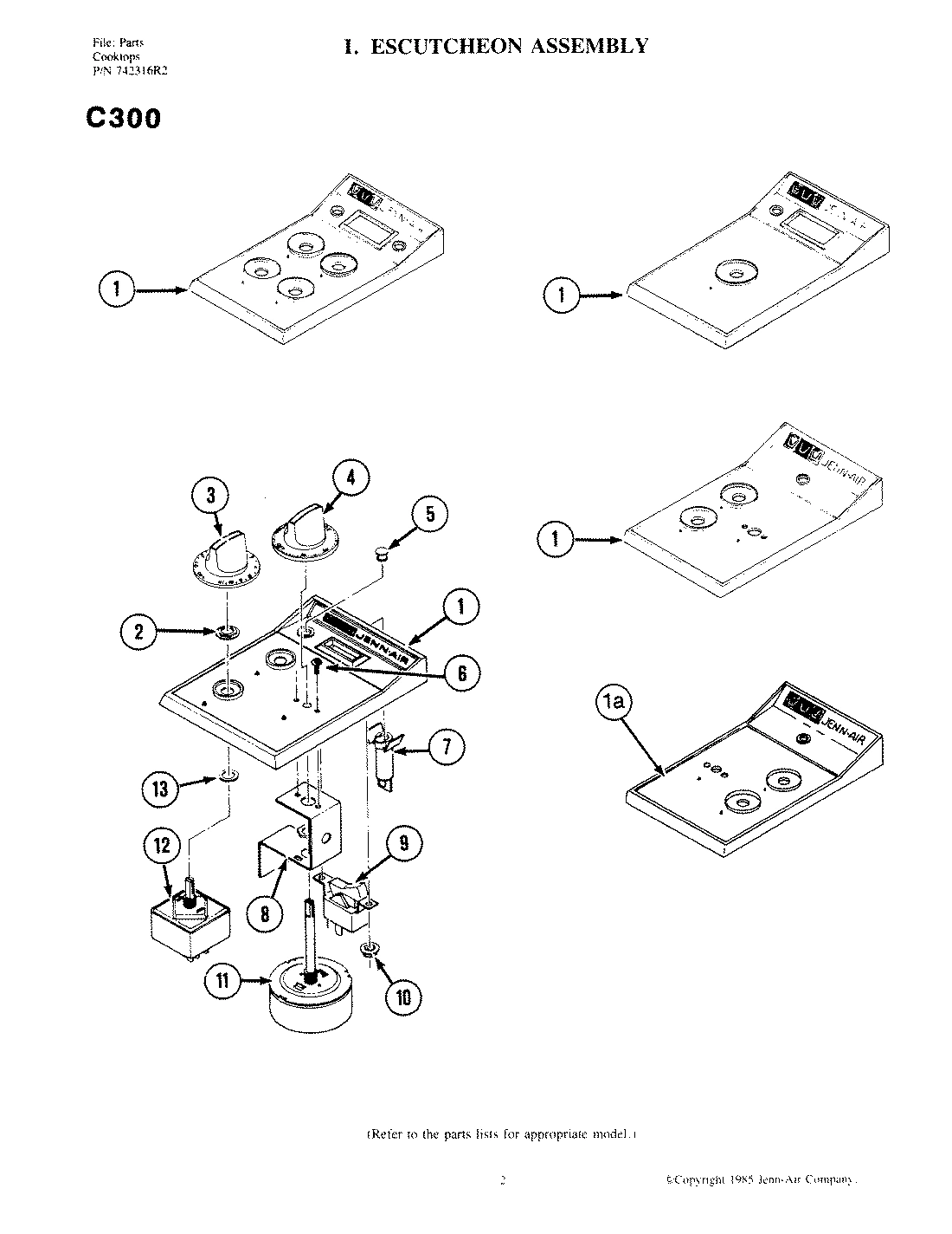 03 - ESCUTCHEON ASSEMBLY
