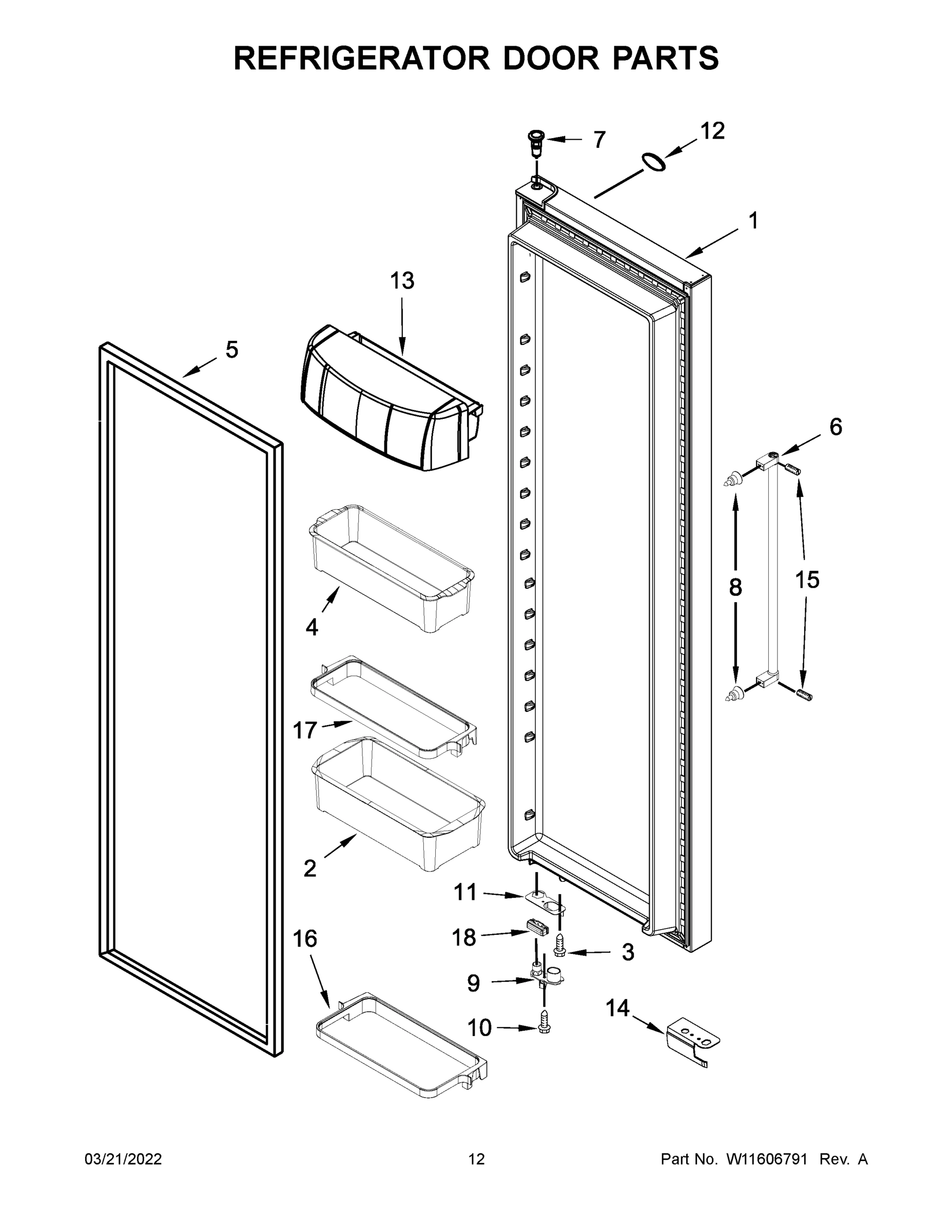 07 - REFRIGERATOR DOOR PARTS