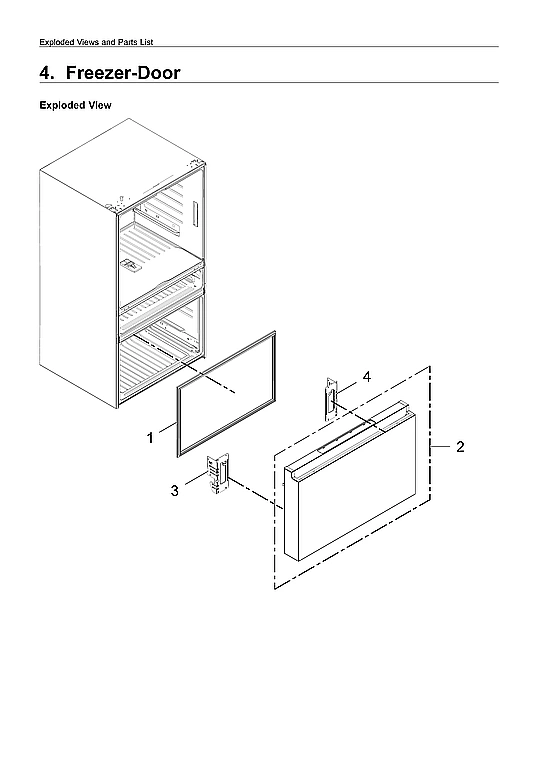 Freezer Door Parts