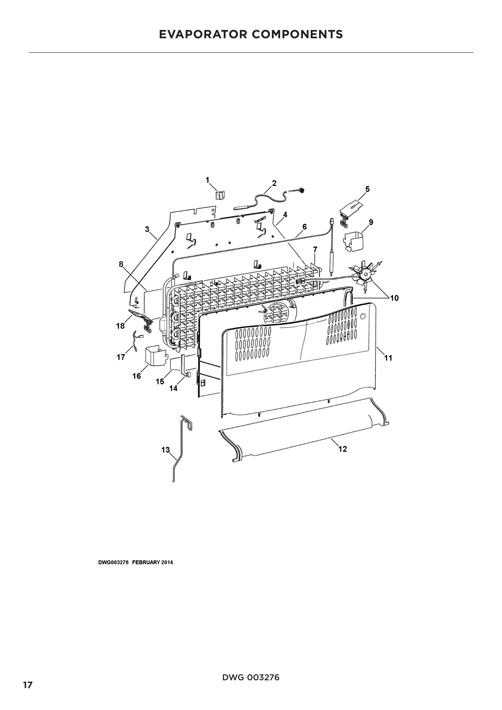 EVAPORATOR COMPONENTS