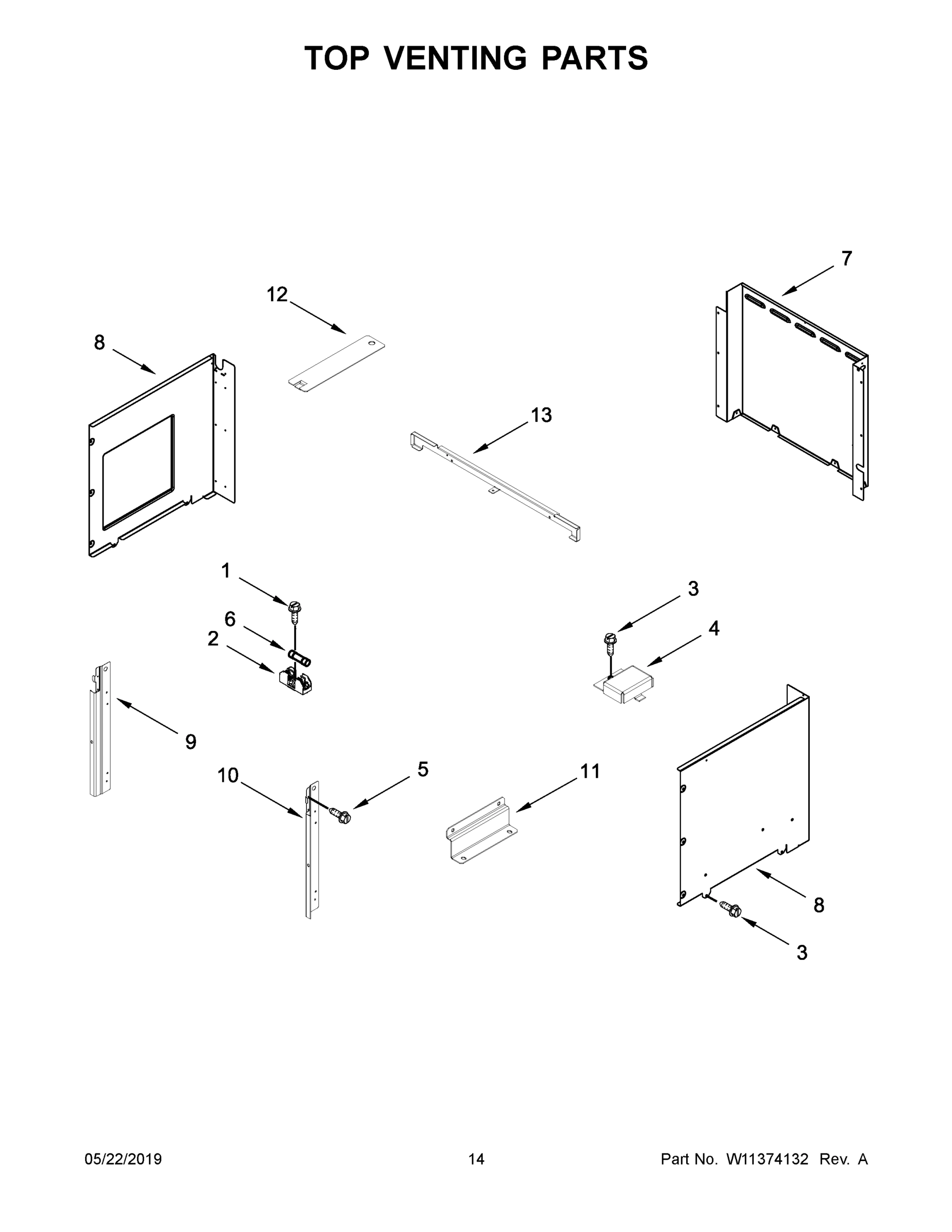 08 - TOP VENTING PARTS