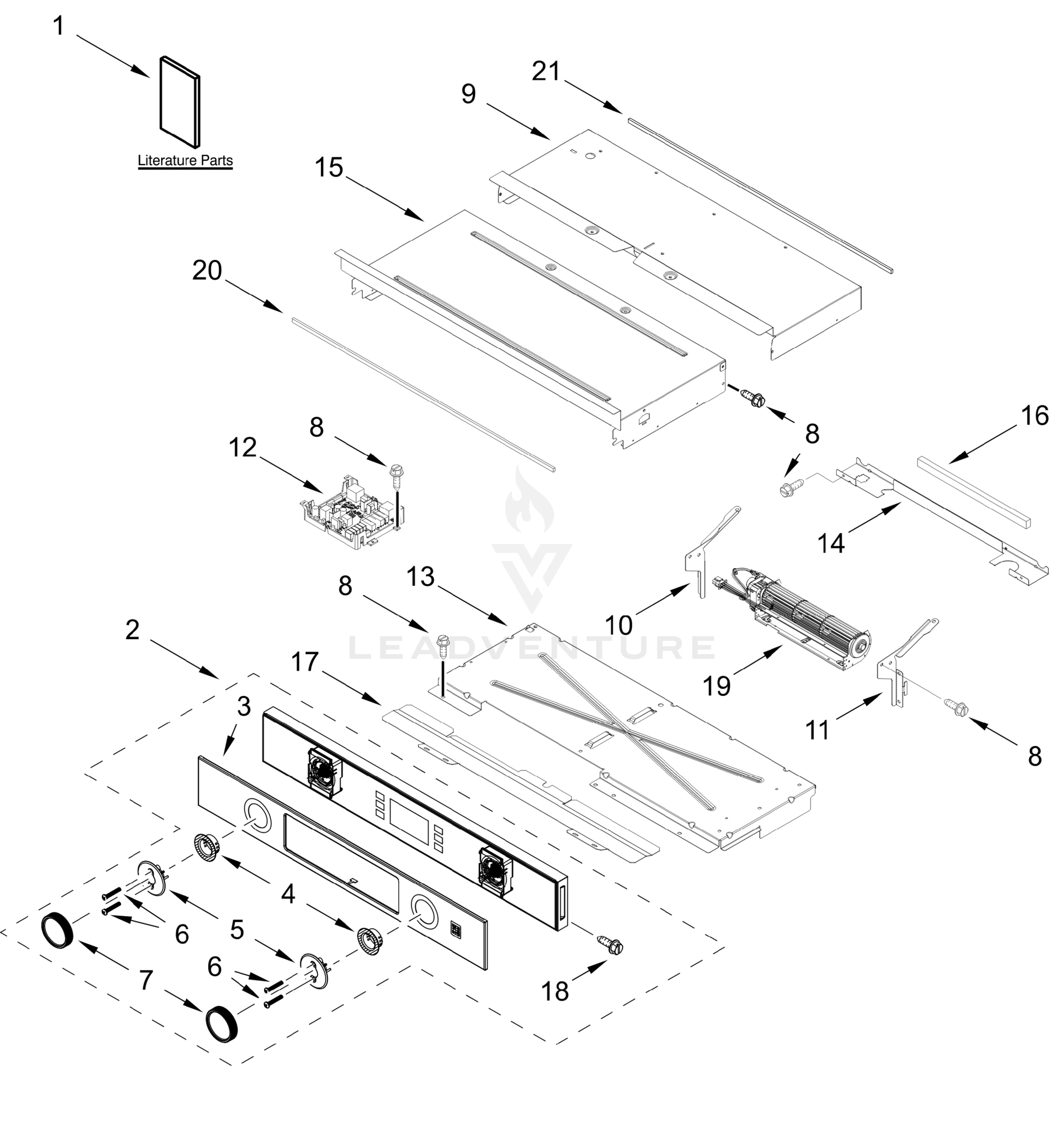 CONTROL PANEL PARTS