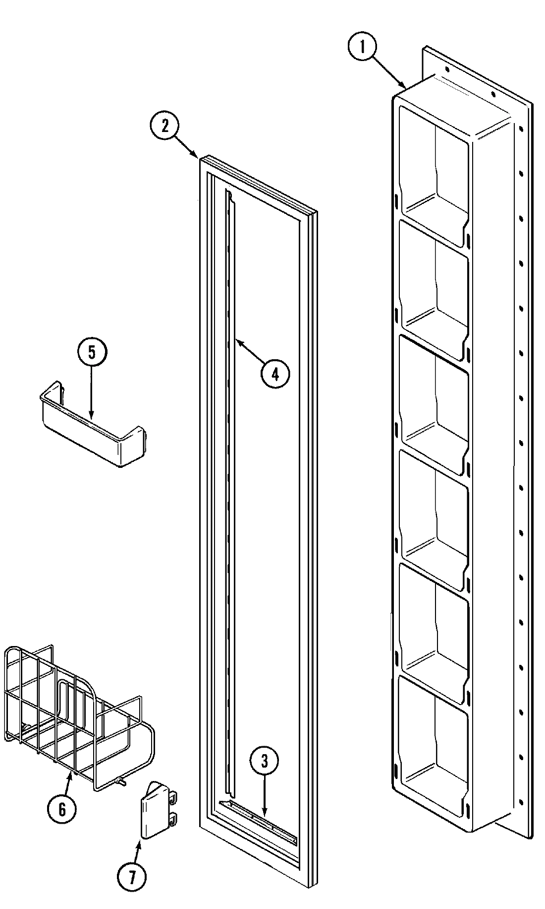 02 - FREEZER INNER DOOR
