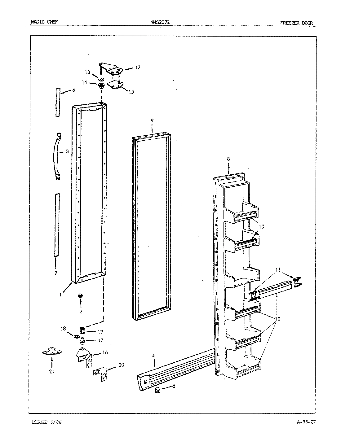 02 - FREEZER DOOR