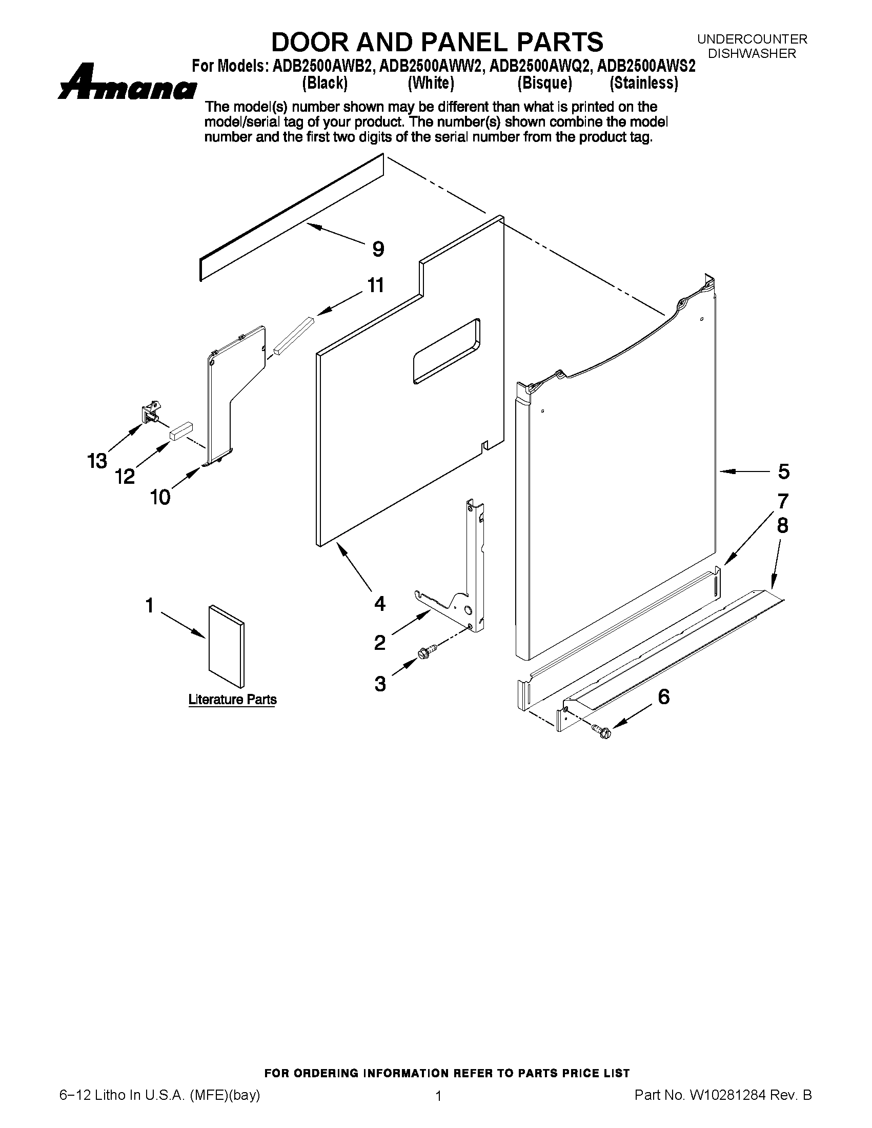 01 - DOOR AND PANEL PARTS