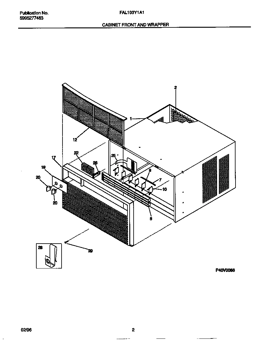 02 - CABINET FRONT AND WRAPPER