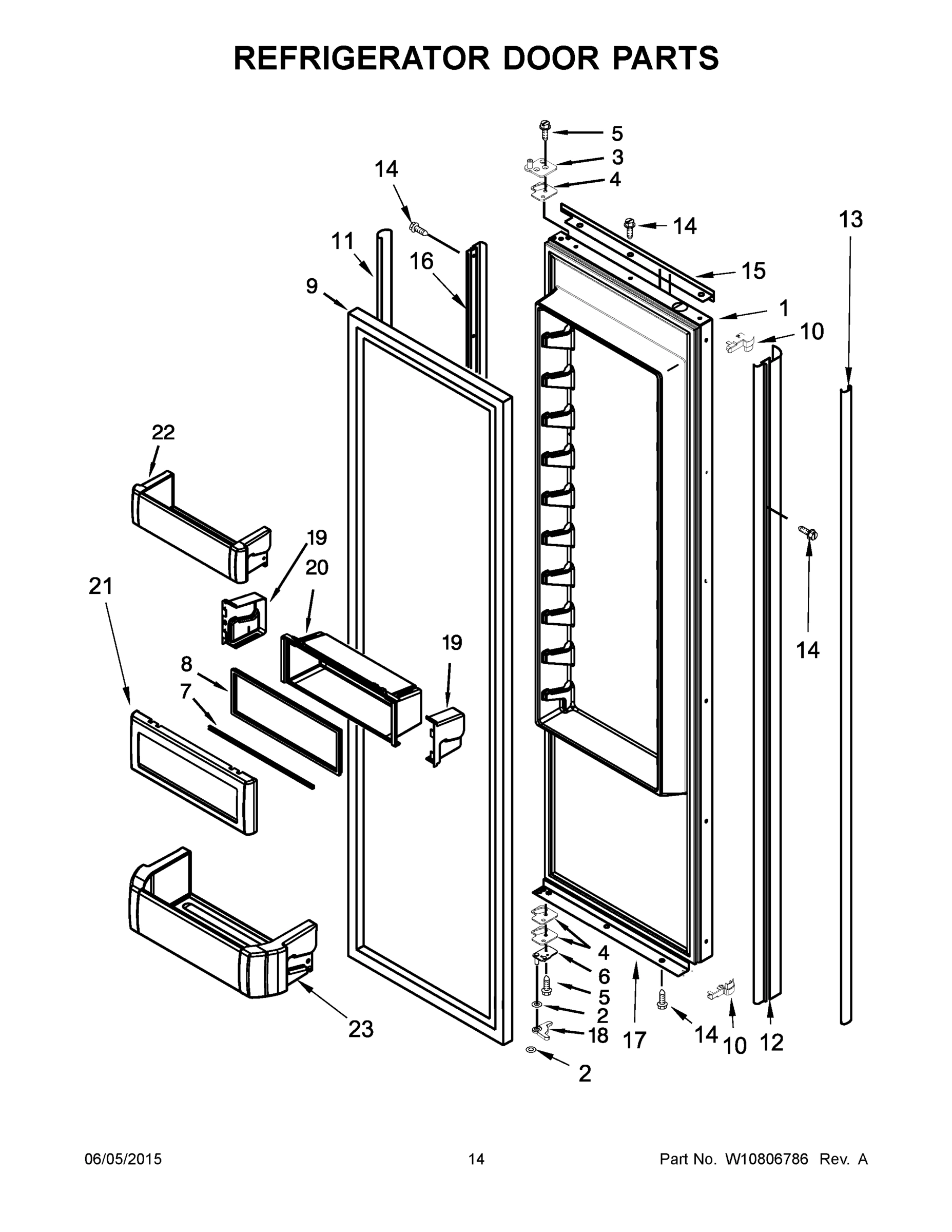 08 - REFRIGERATOR DOOR PARTS