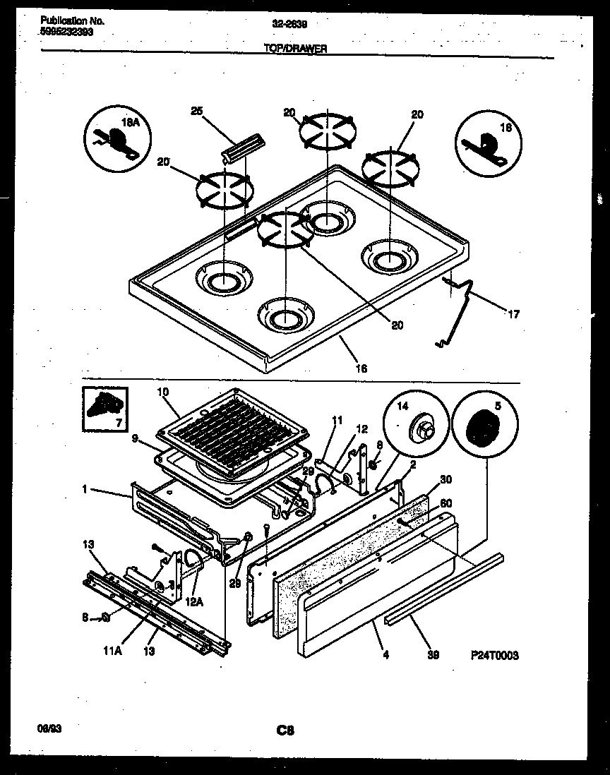 05 - COOKTOP AND BROILER DRAWER PARTS