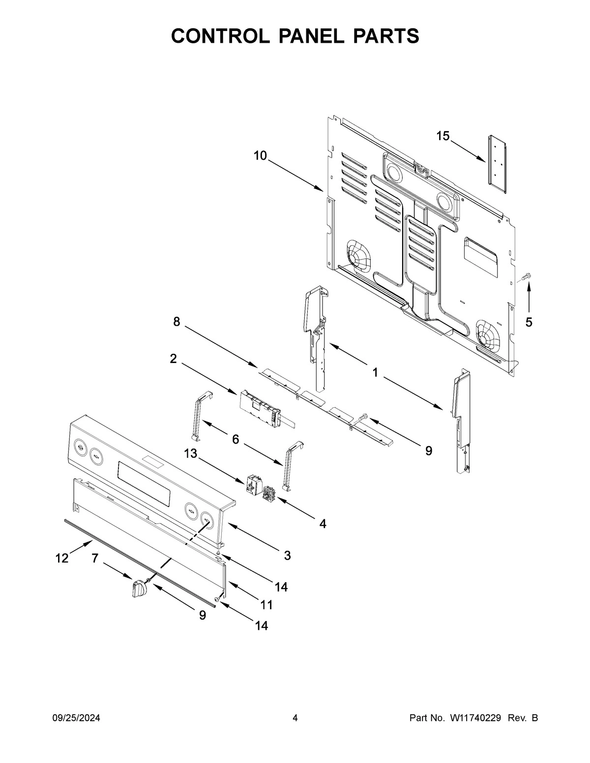 03 - CONTROL PANEL PARTS