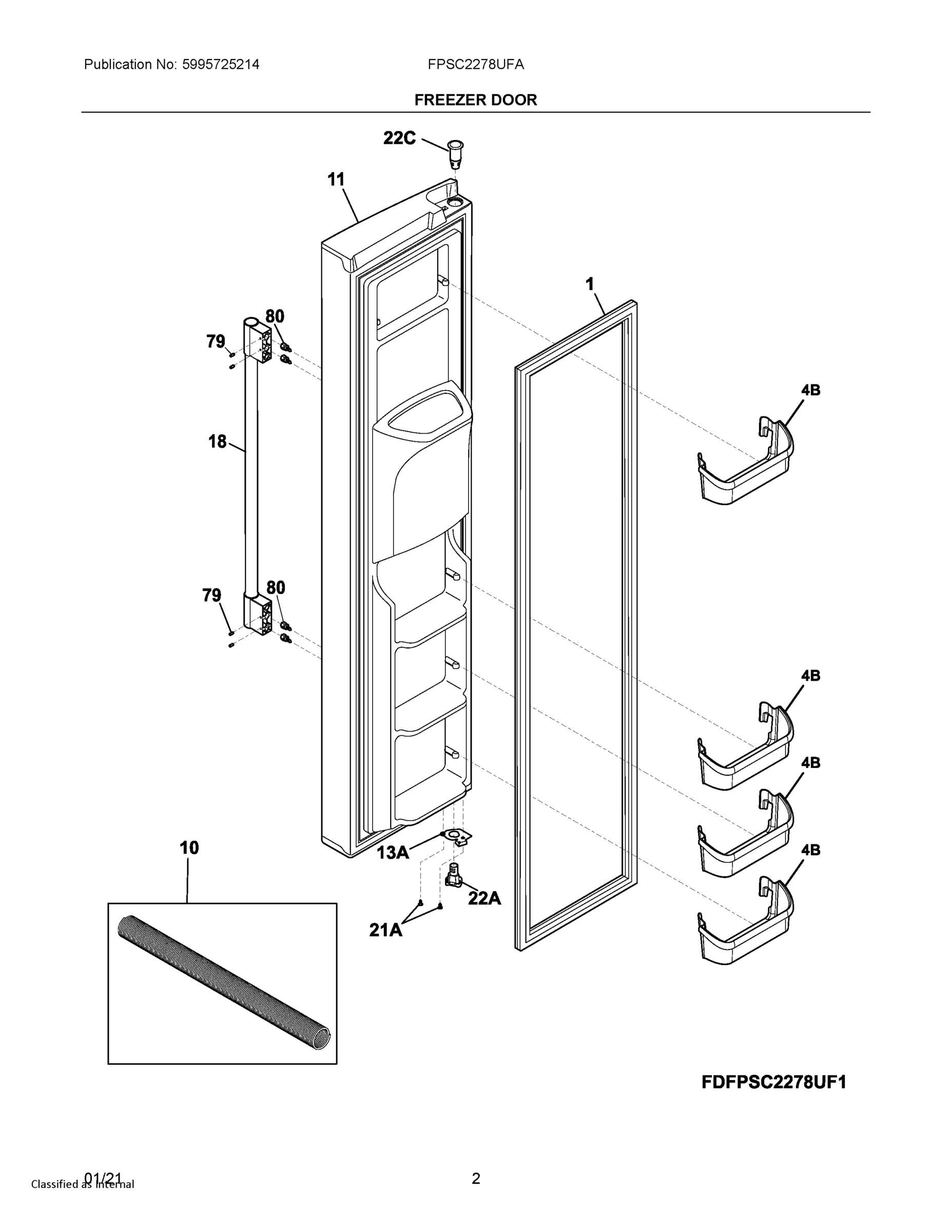 02 - FREEZER DOOR