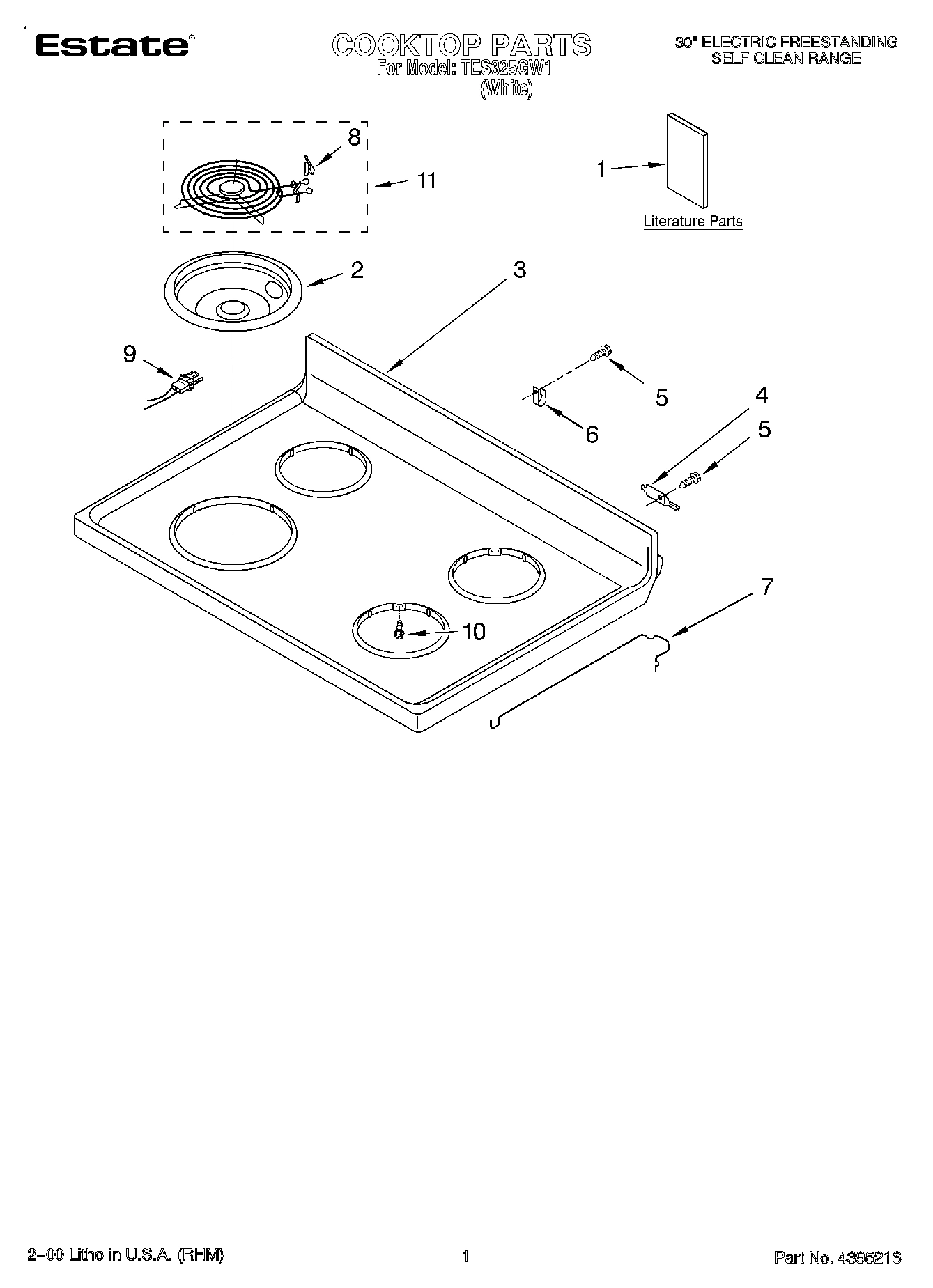 01 - COOKTOP, LITERATURE