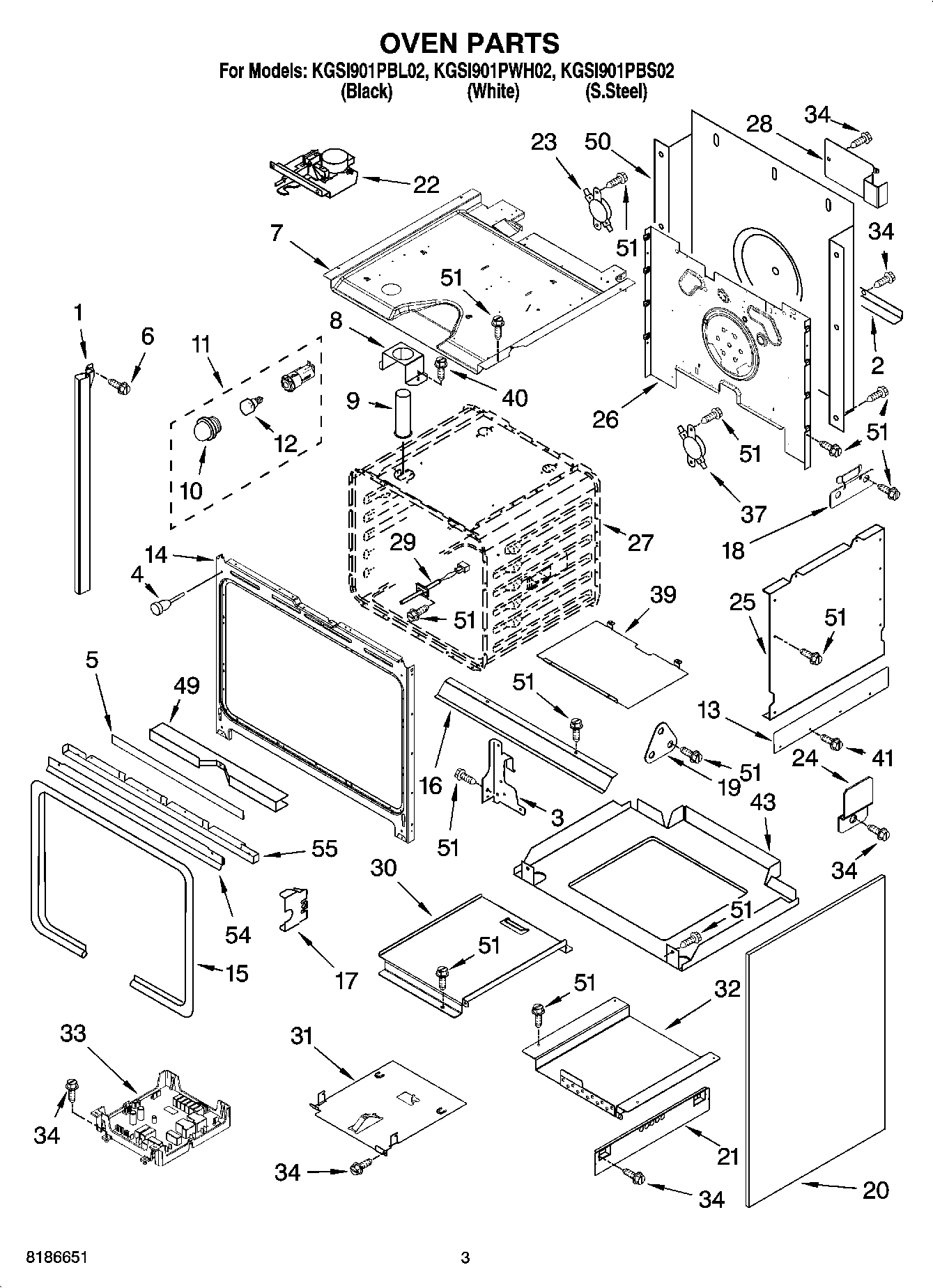 02 - OVEN PARTS