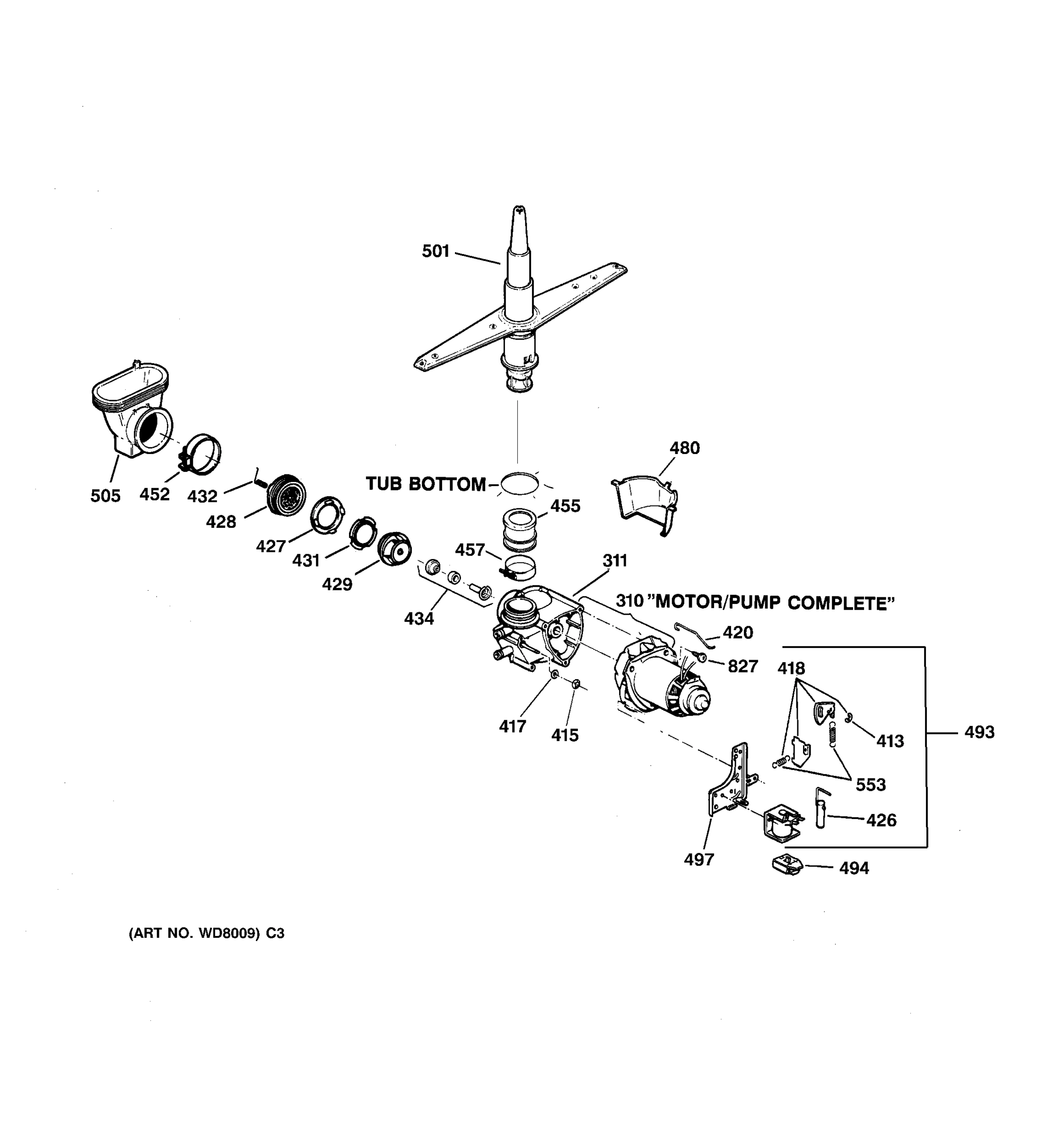 MOTOR-PUMP MECHANISM