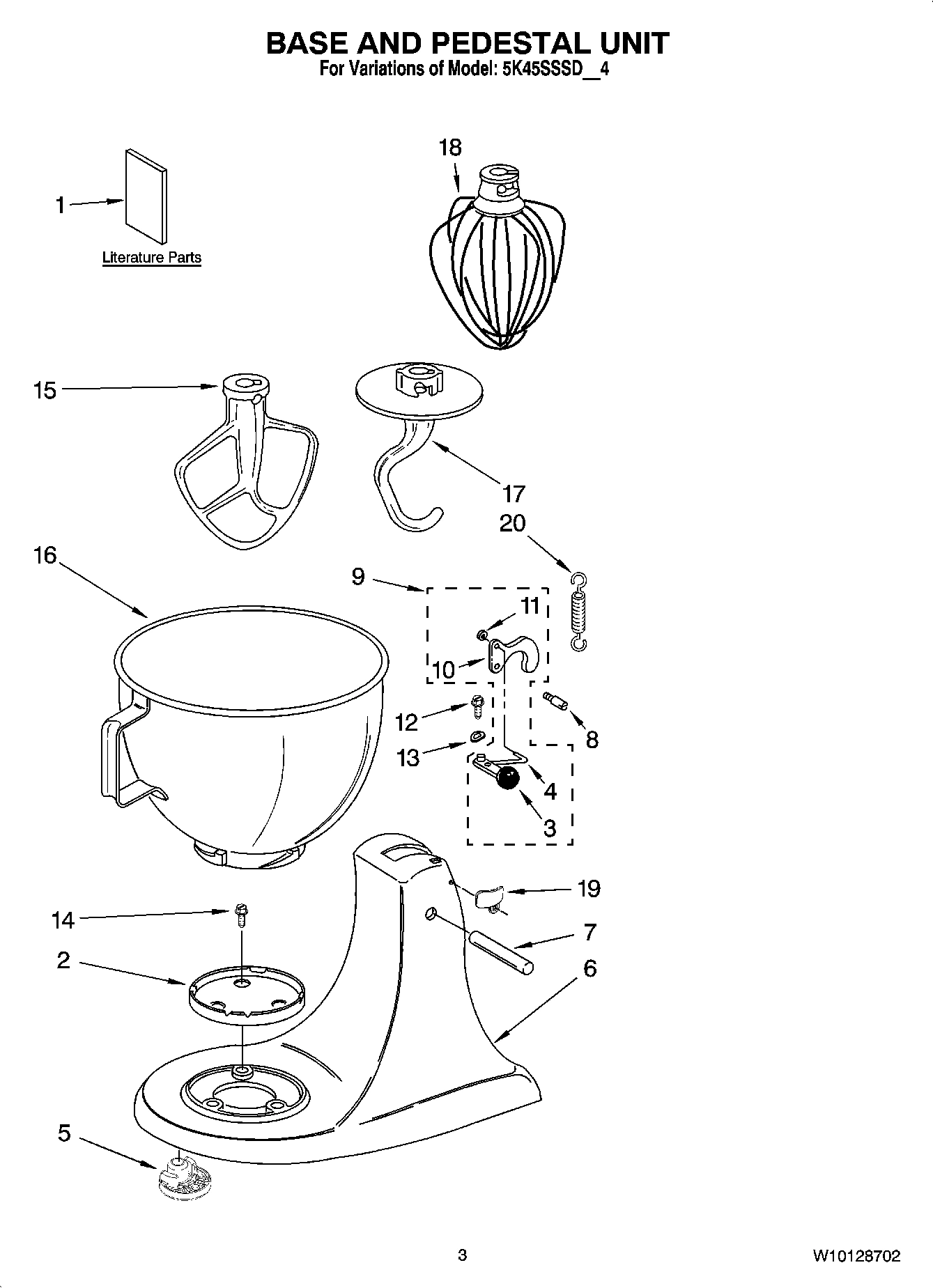 02 - BASE AND PEDESTAL UNIT