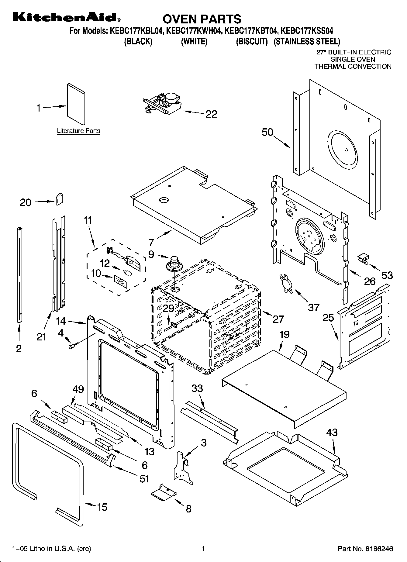 01 - OVEN PARTS
