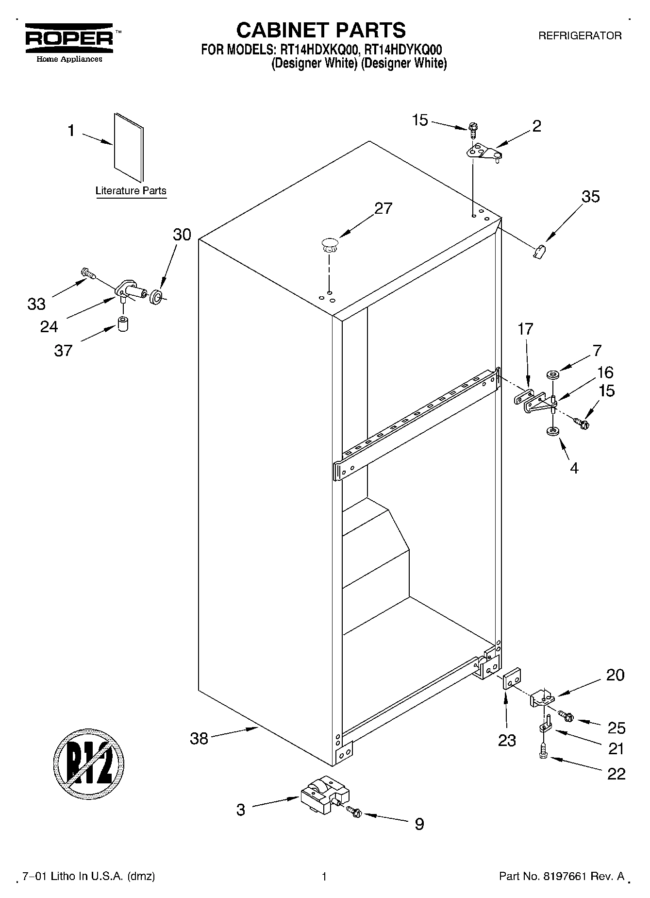 01 - CABINET, LITERATURE