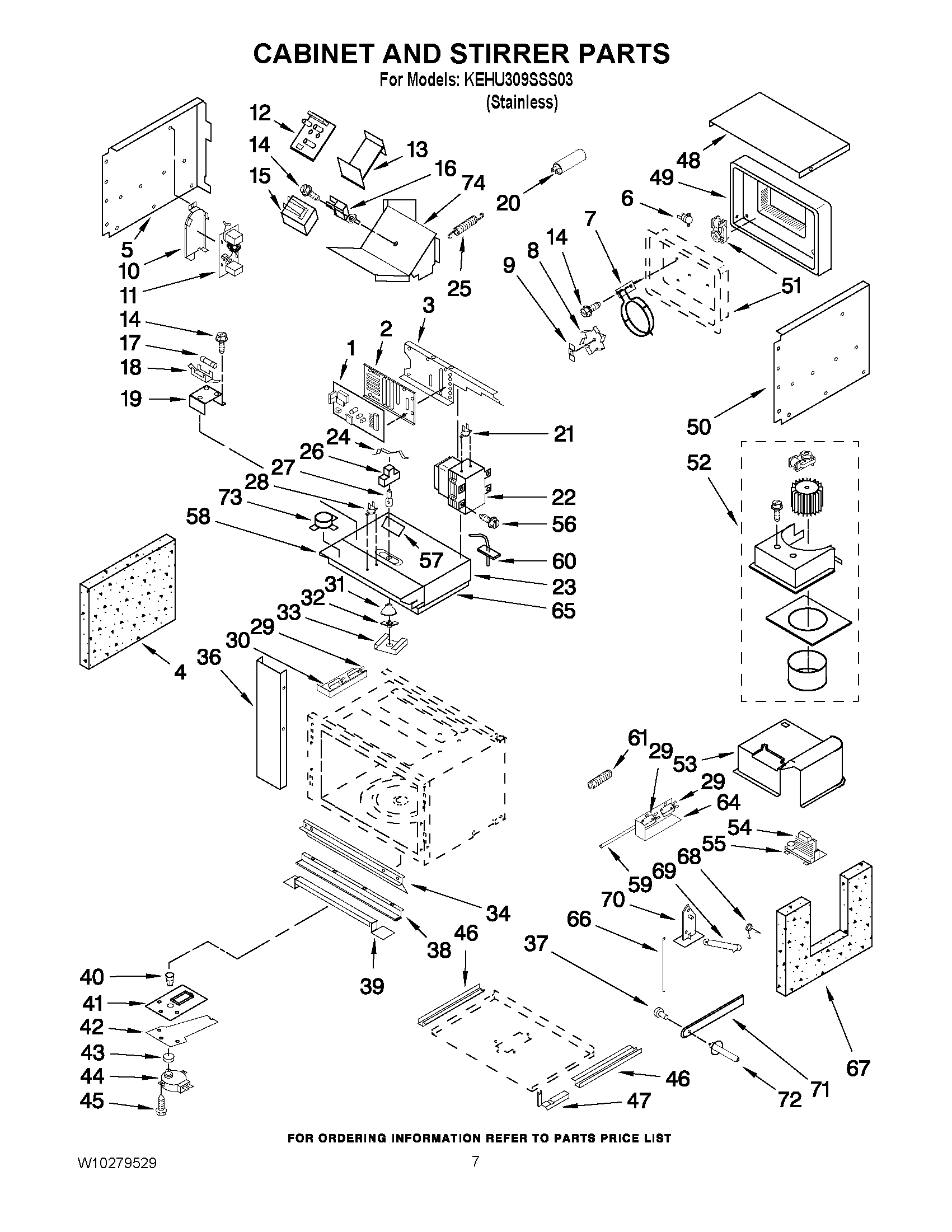 06 - CABINET AND STIRRER PARTS