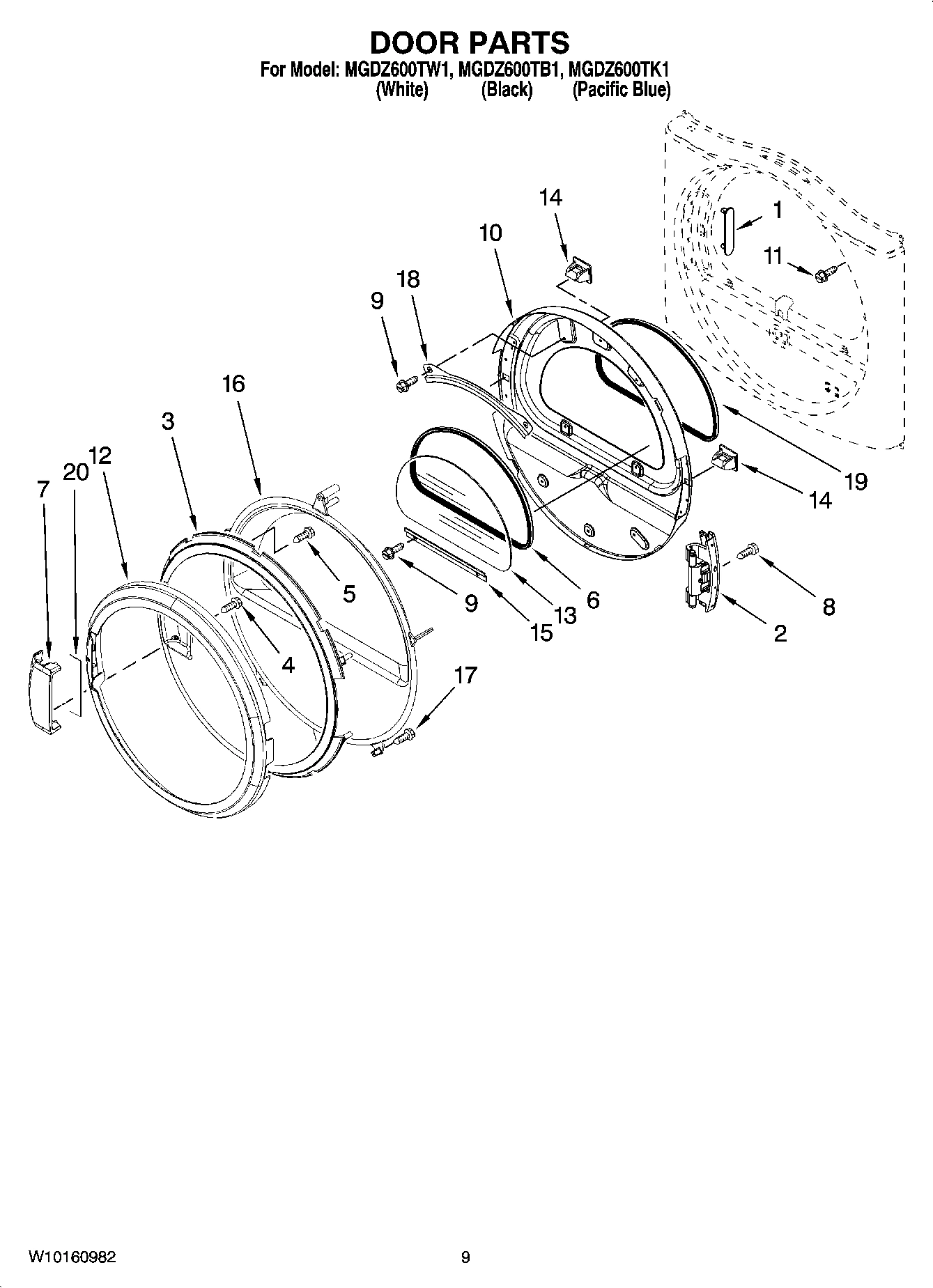05 - DOOR PARTS, OPTIONAL PARTS (NOT INCLUDED)