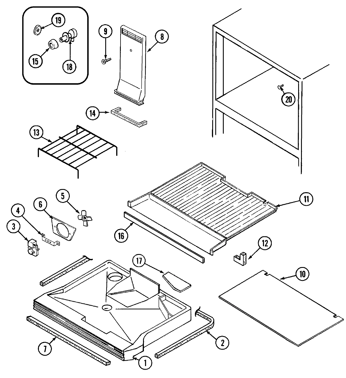 01 - FREEZER COMPARTMENT