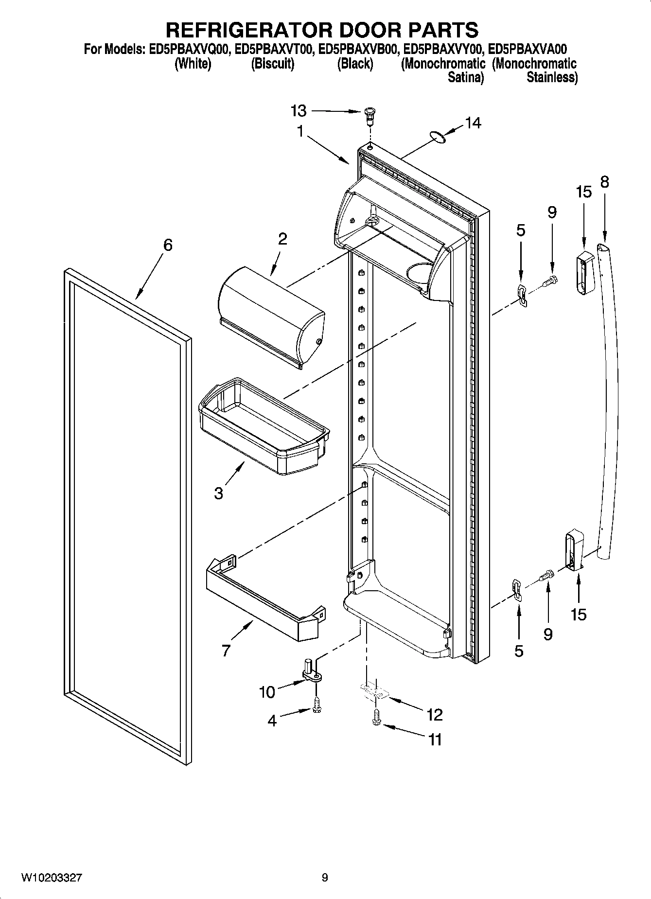 06 - REFRIGERATOR DOOR PARTS