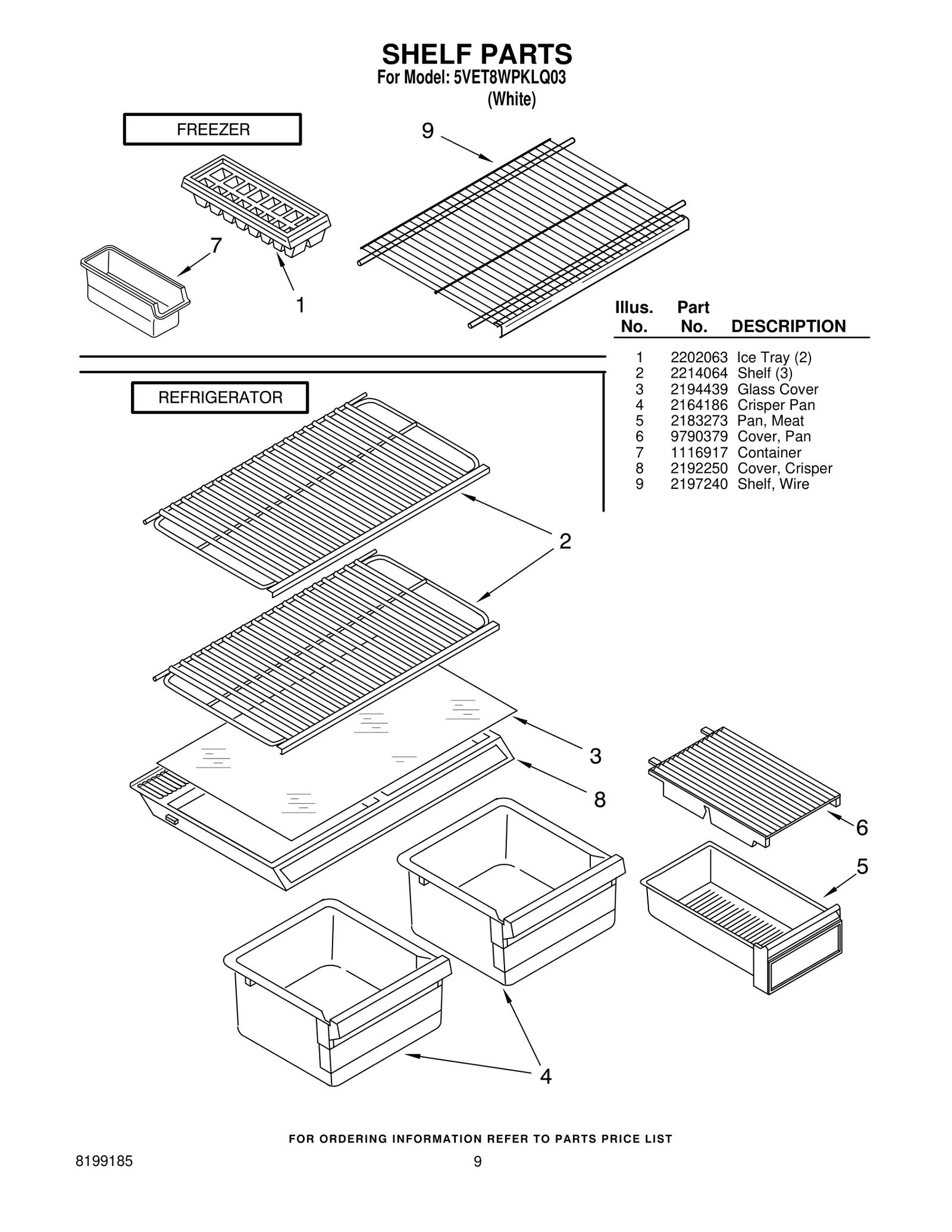 SHELF PARTS