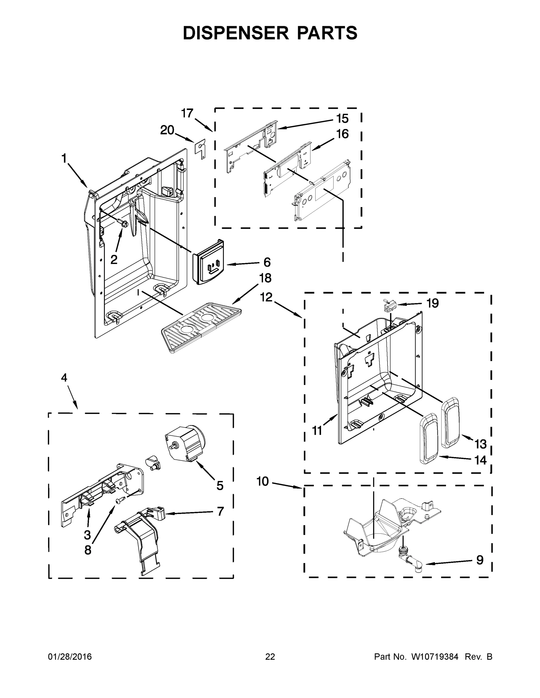 12 - DISPENSER PARTS