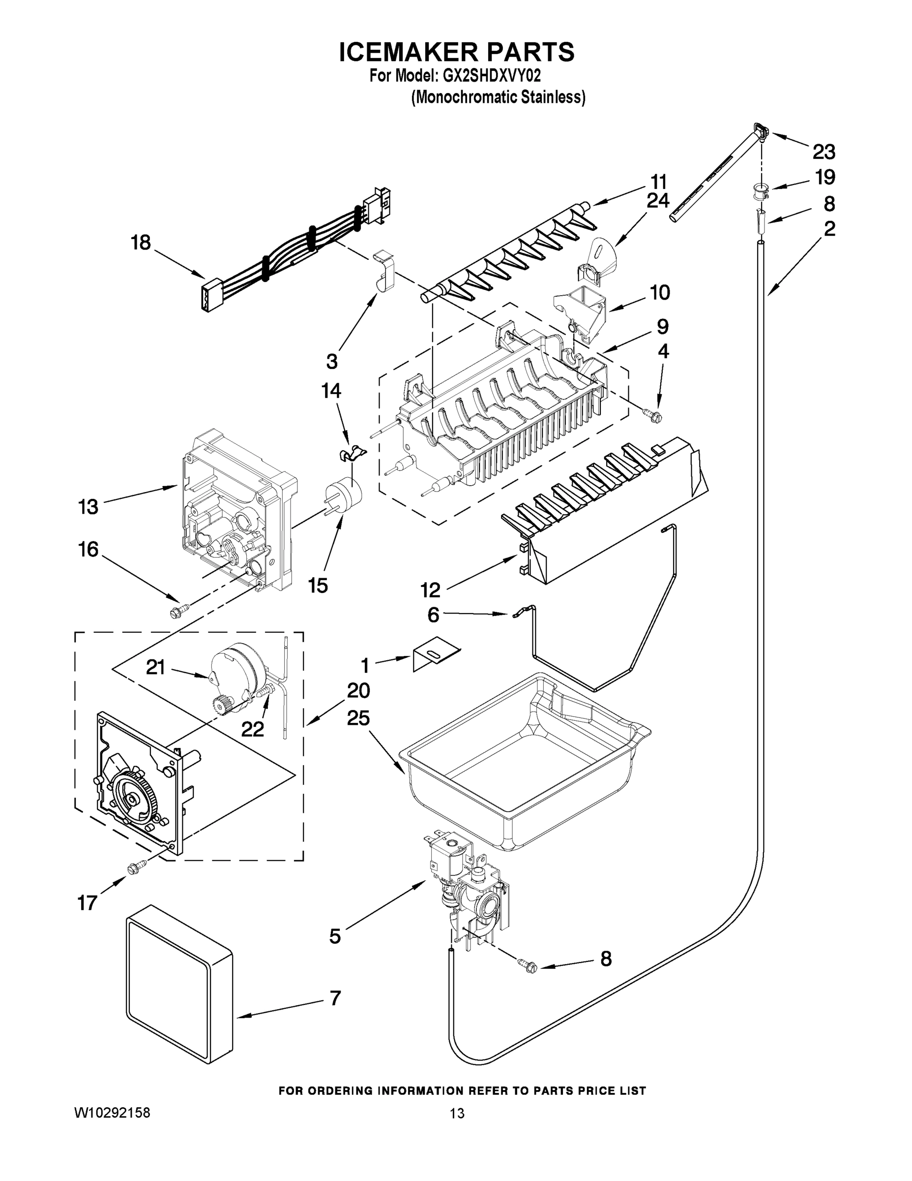 08 - ICEMAKER PARTS