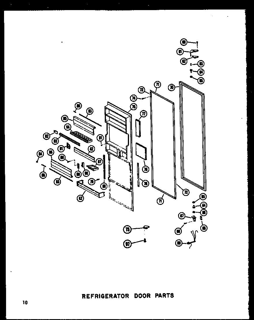 13 - REF DOOR PARTS