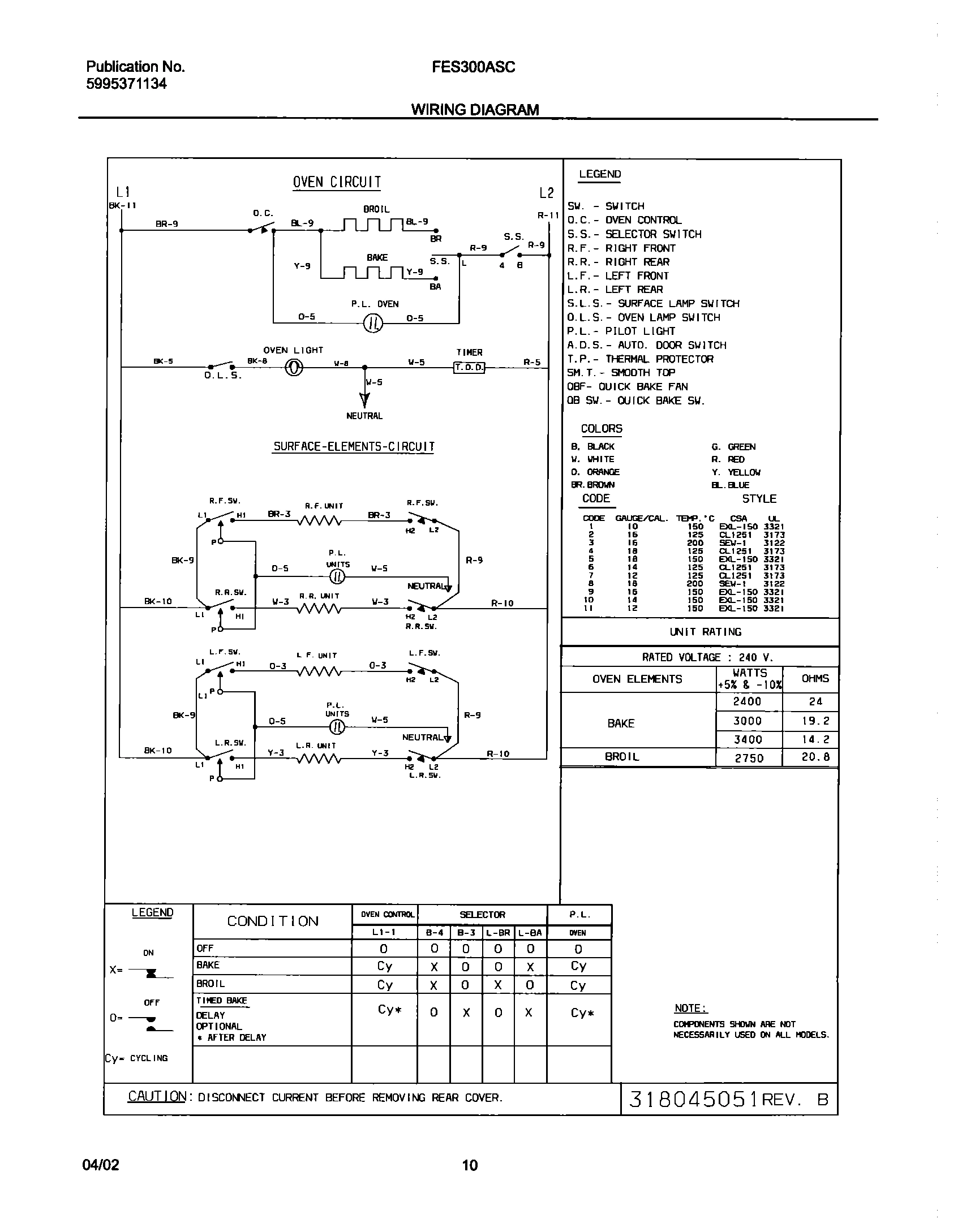 10 - WIRING DIAGRAM
