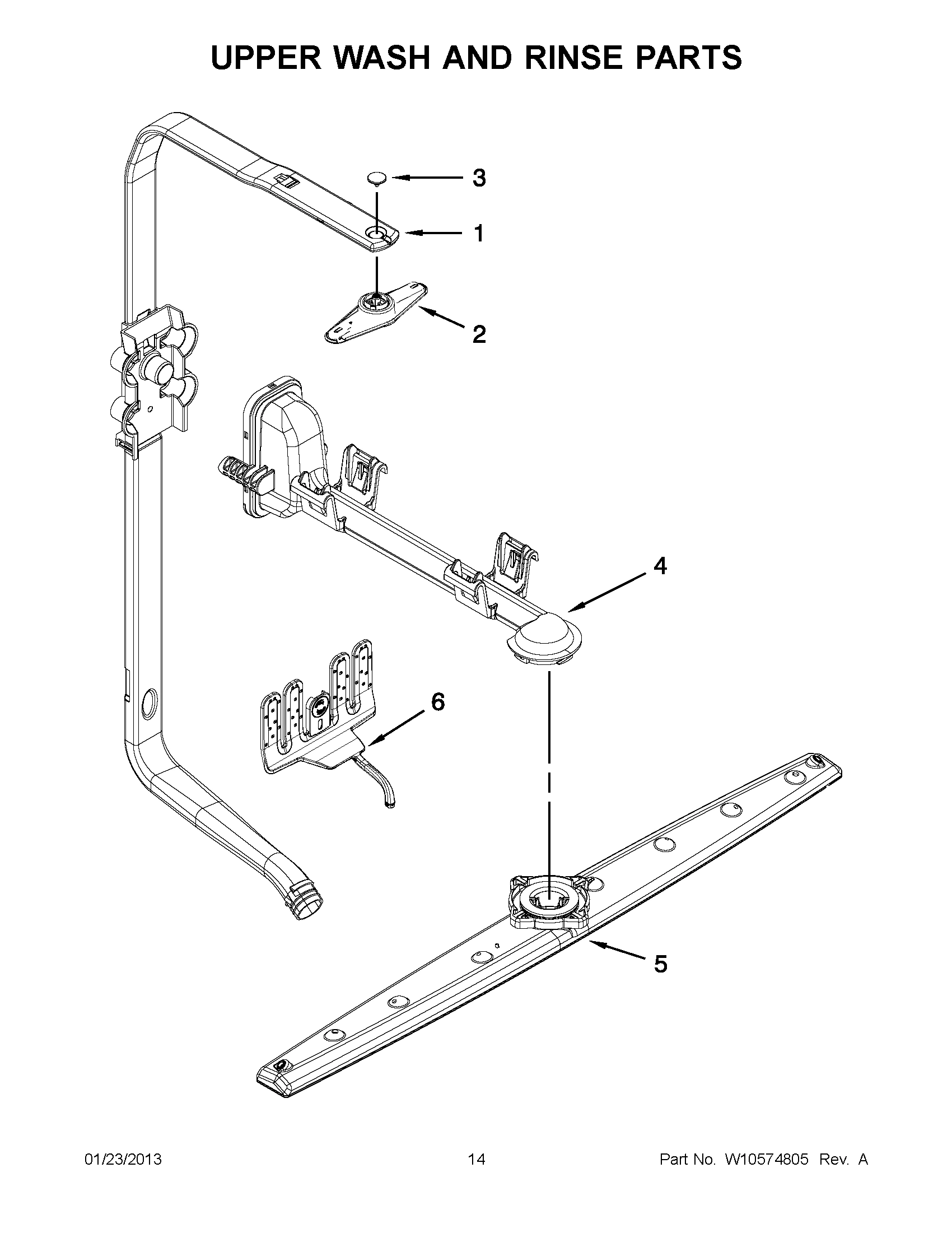 07 - UPPER WASH AND RINSE PARTS
