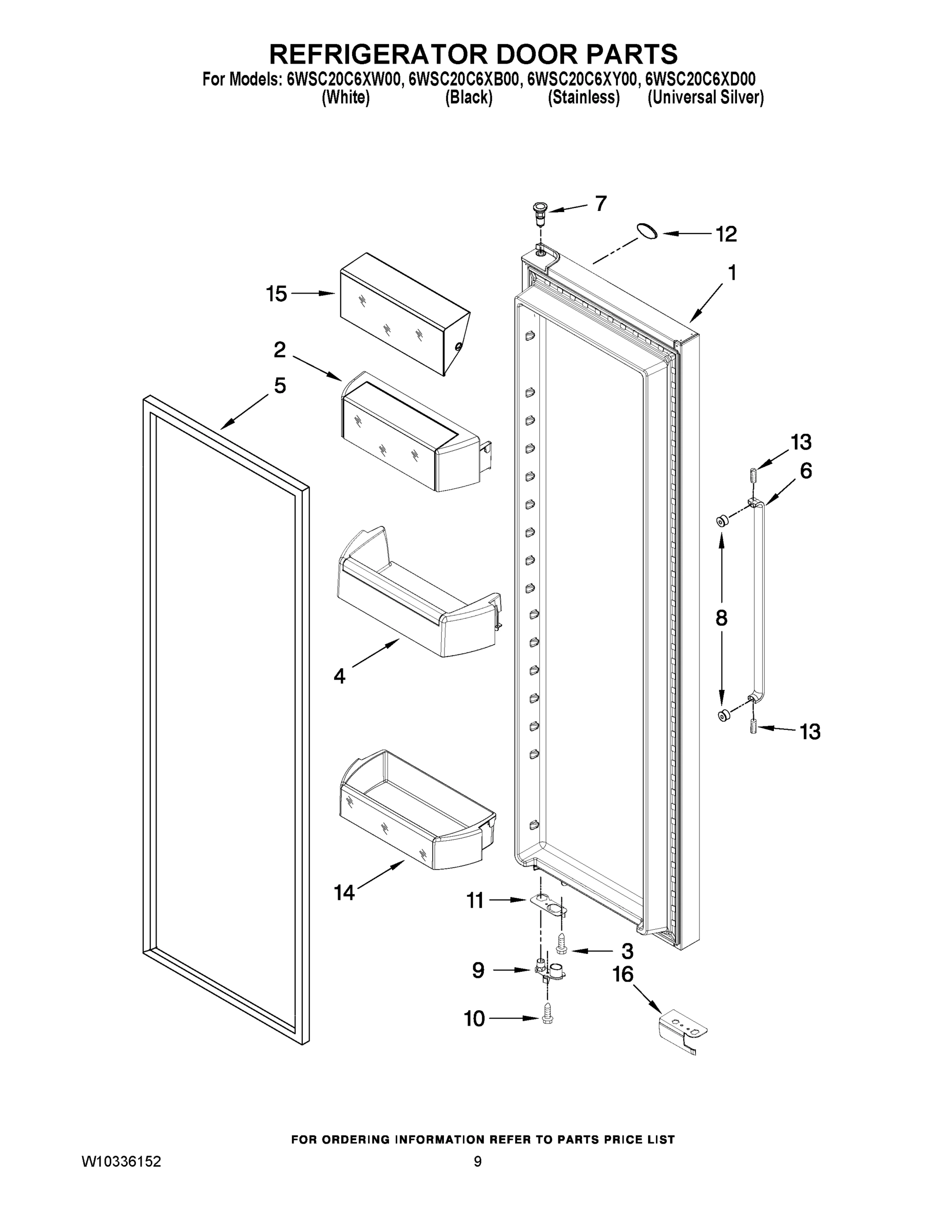 06 - REFRIGERATOR DOOR PARTS