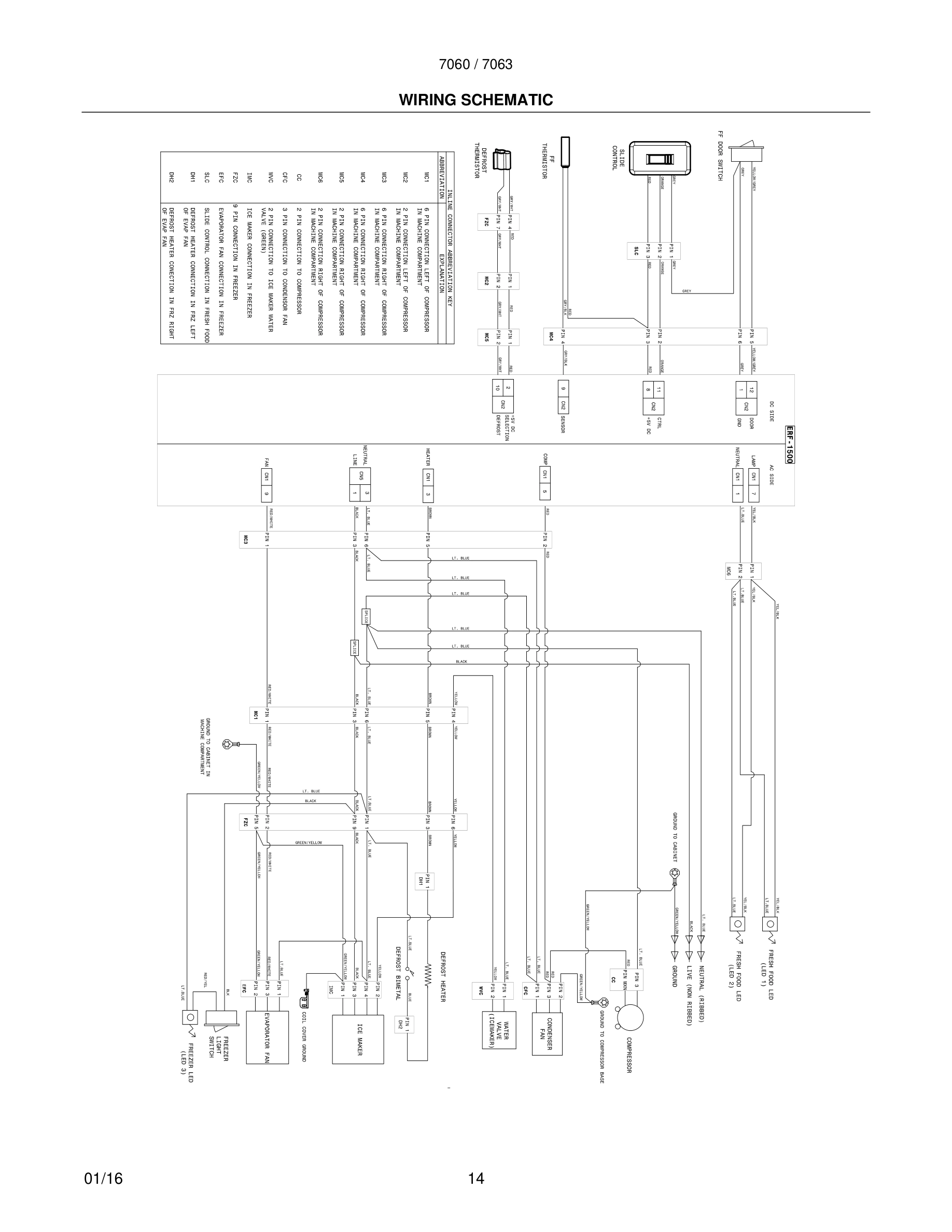 14 - WIRING SCHEMATIC
