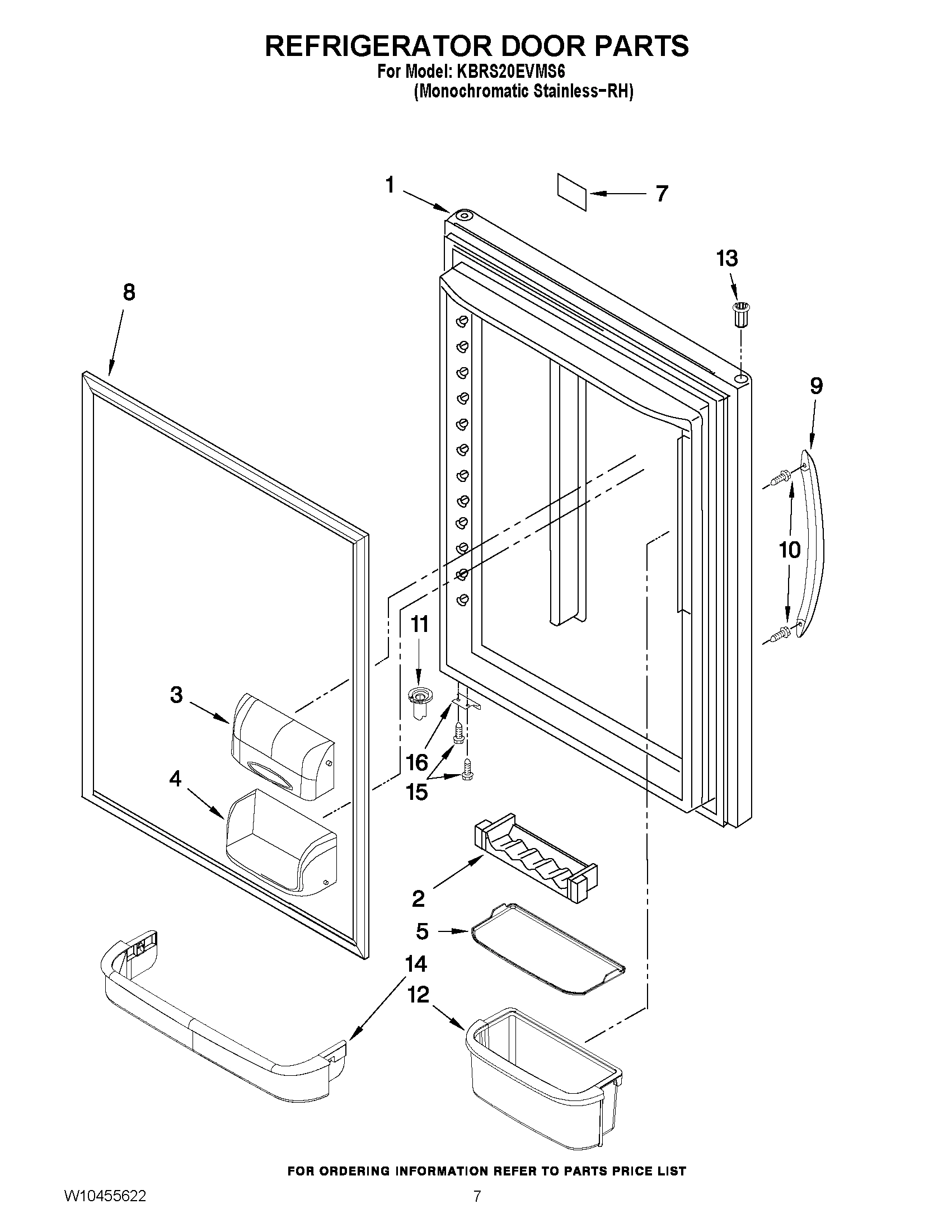 04 - REFRIGERATOR DOOR PARTS