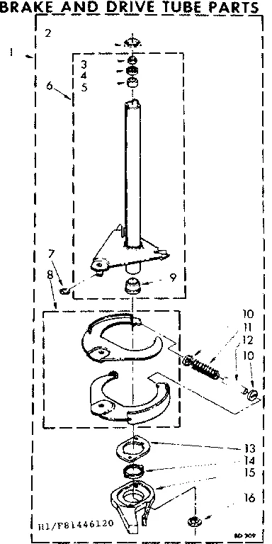 BRAKE AND DRIVE TUBE PARTS