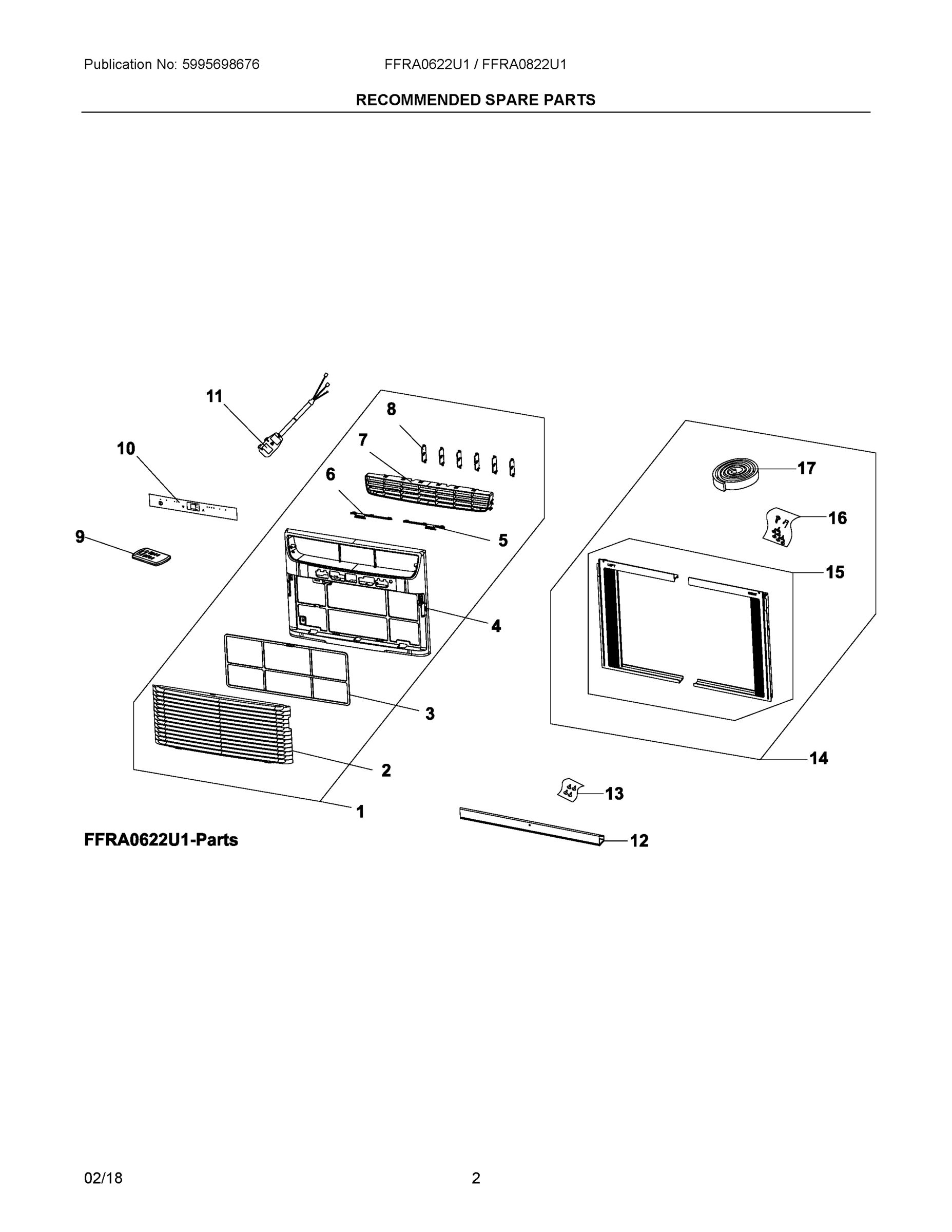 02 - RECOMMENDED SPARE PARTS