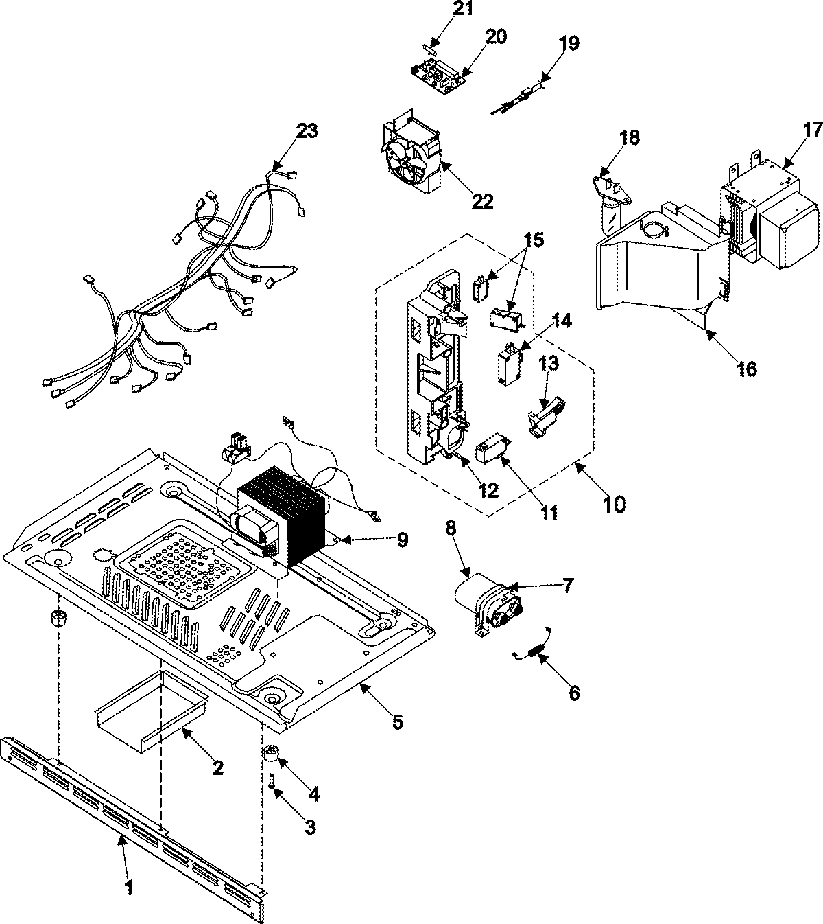 03 - INTERNAL CONTROL/LATCH ASY/BASE