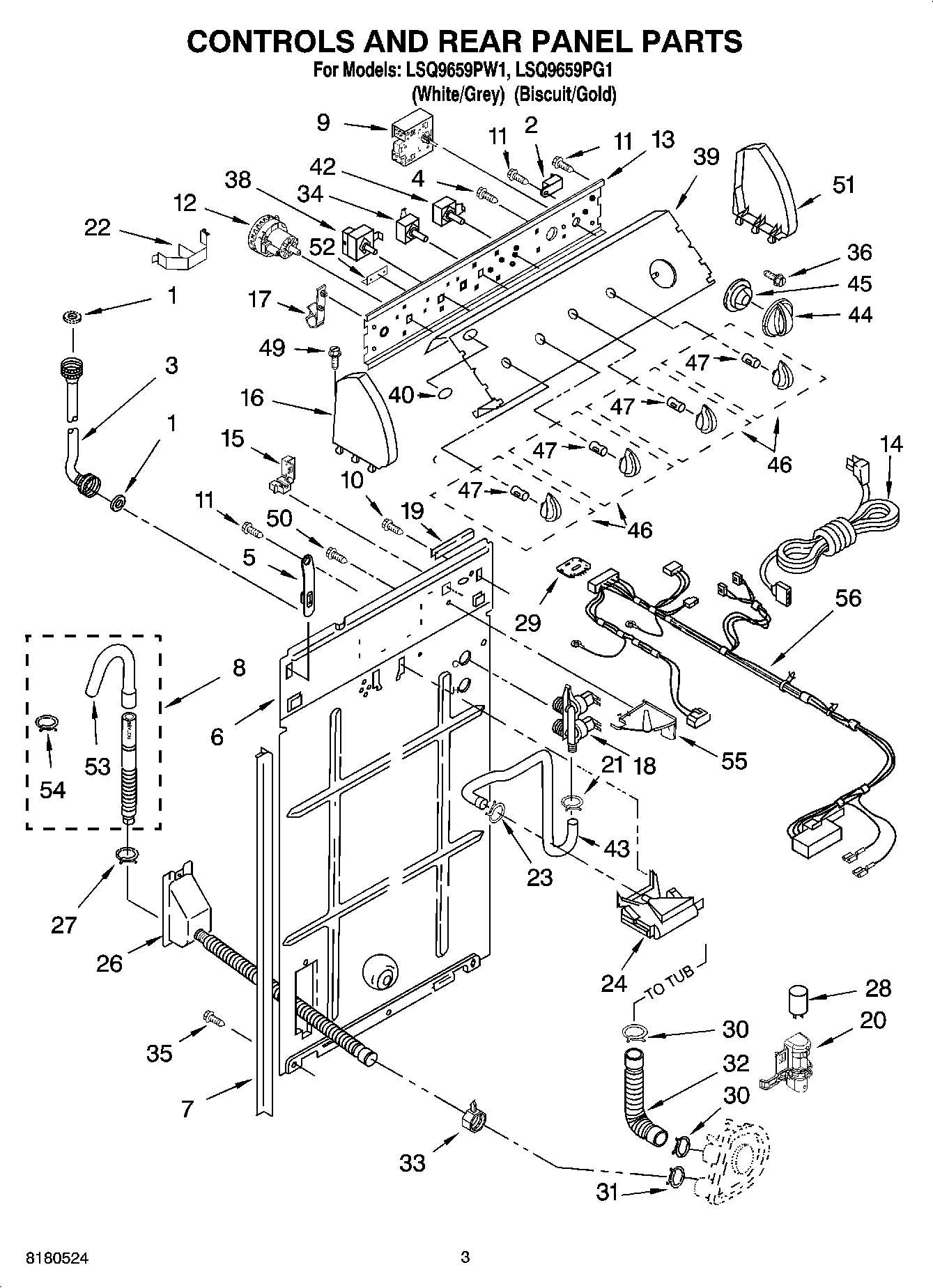 02 - CONTROLS AND REAR PANEL PARTS