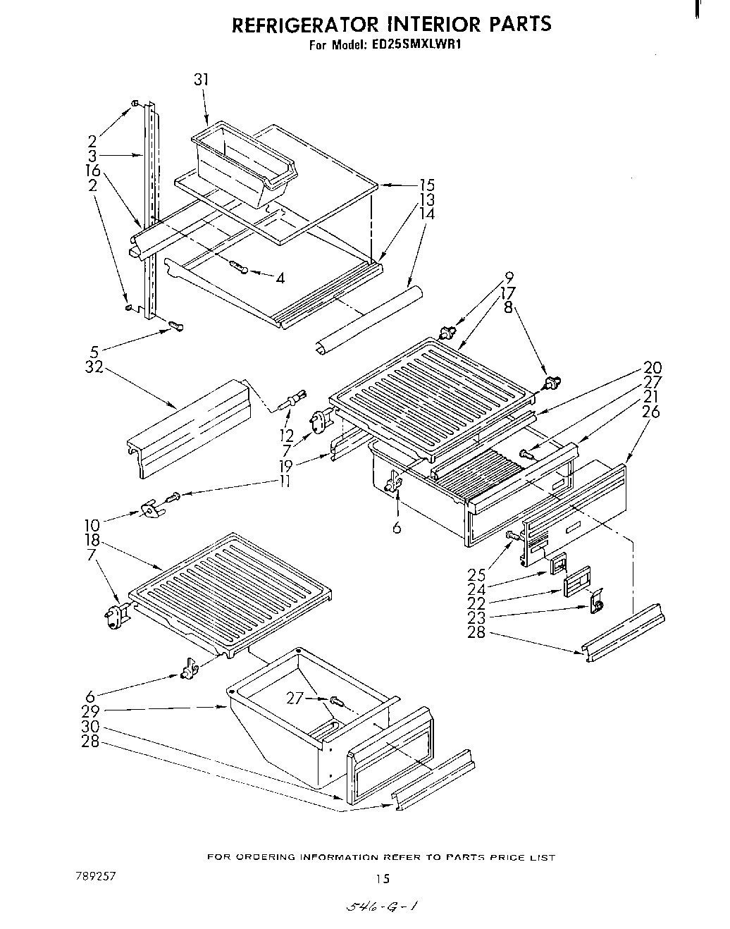 09 - REFRIGERATOR INTERIOR , LIT/OPTIONAL
