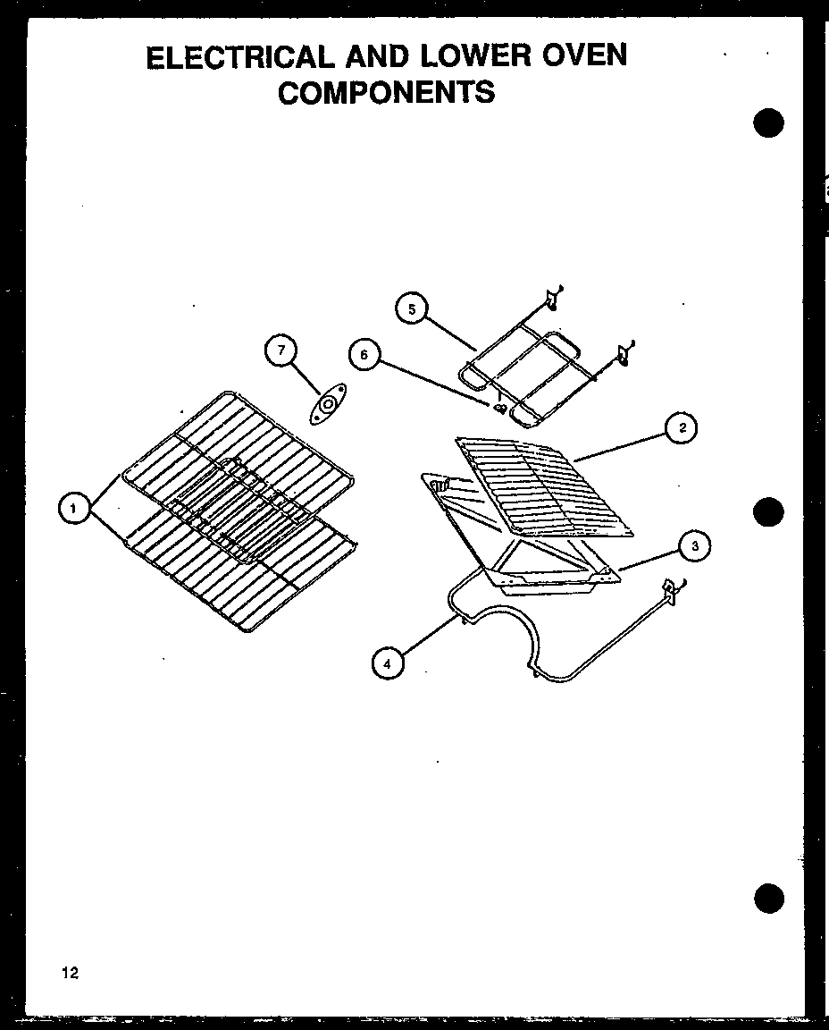 02 - ELECTRICAL AND LOWER OVEN COMPONENTS
