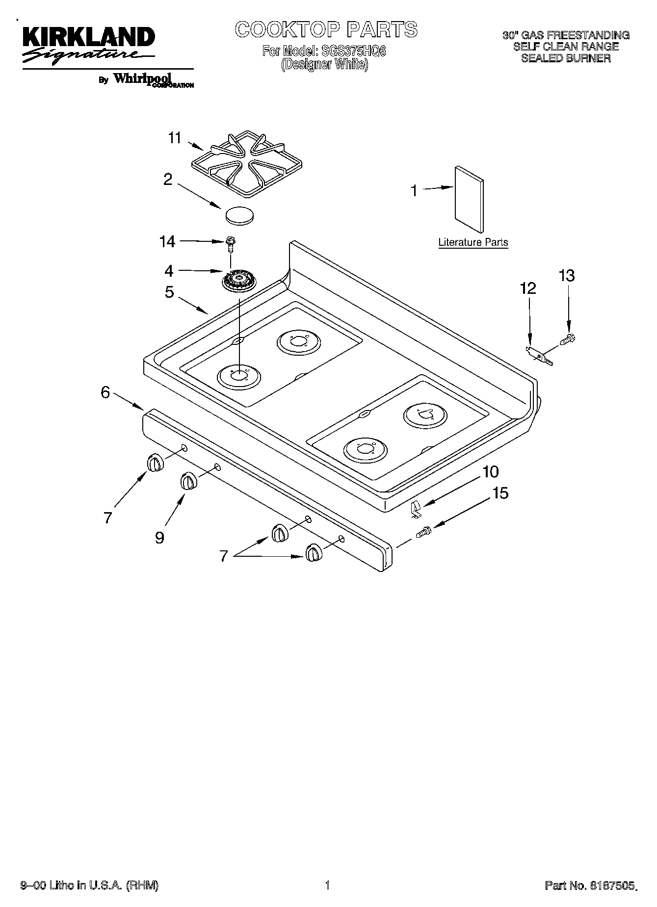 01 - COOKTOP, LITERATURE